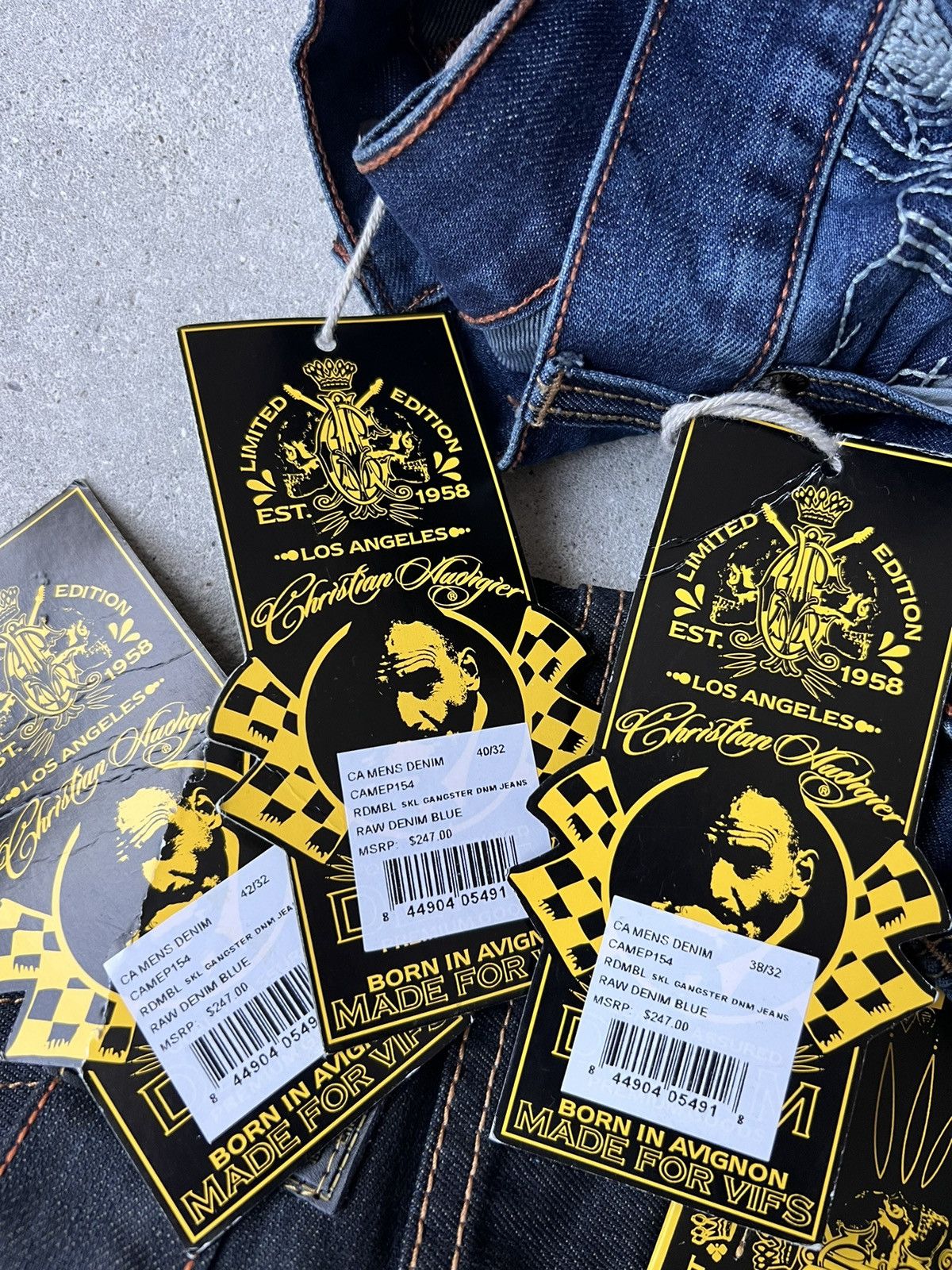 Christian Audigier NWT CHRISTIAN AUDIGIER Jeans Baggy Gangsta Size US 38 / EU 54 - 4 Thumbnail