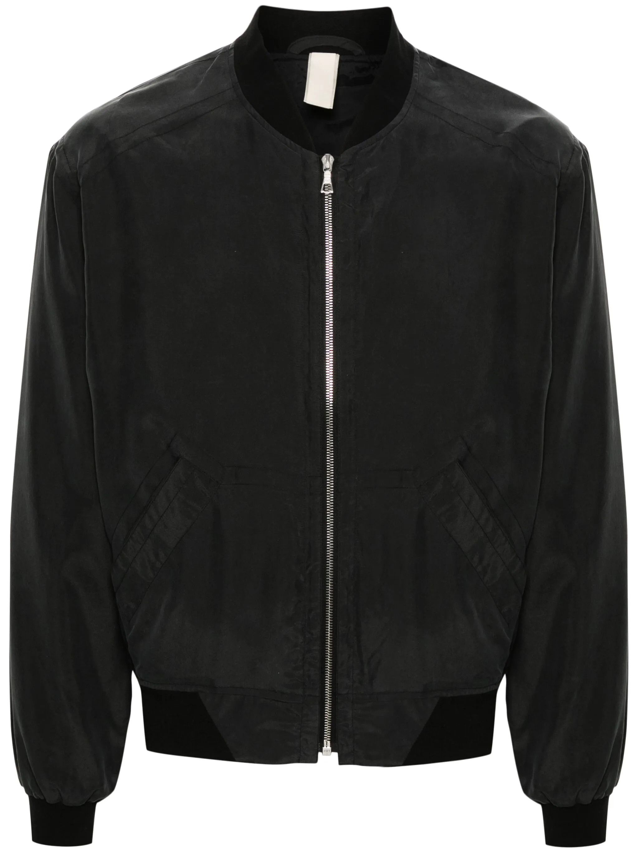 Acne Studios 50/L - Black Silk Bomber Size US M / EU 48-50 / 2 - 4 Thumbnail