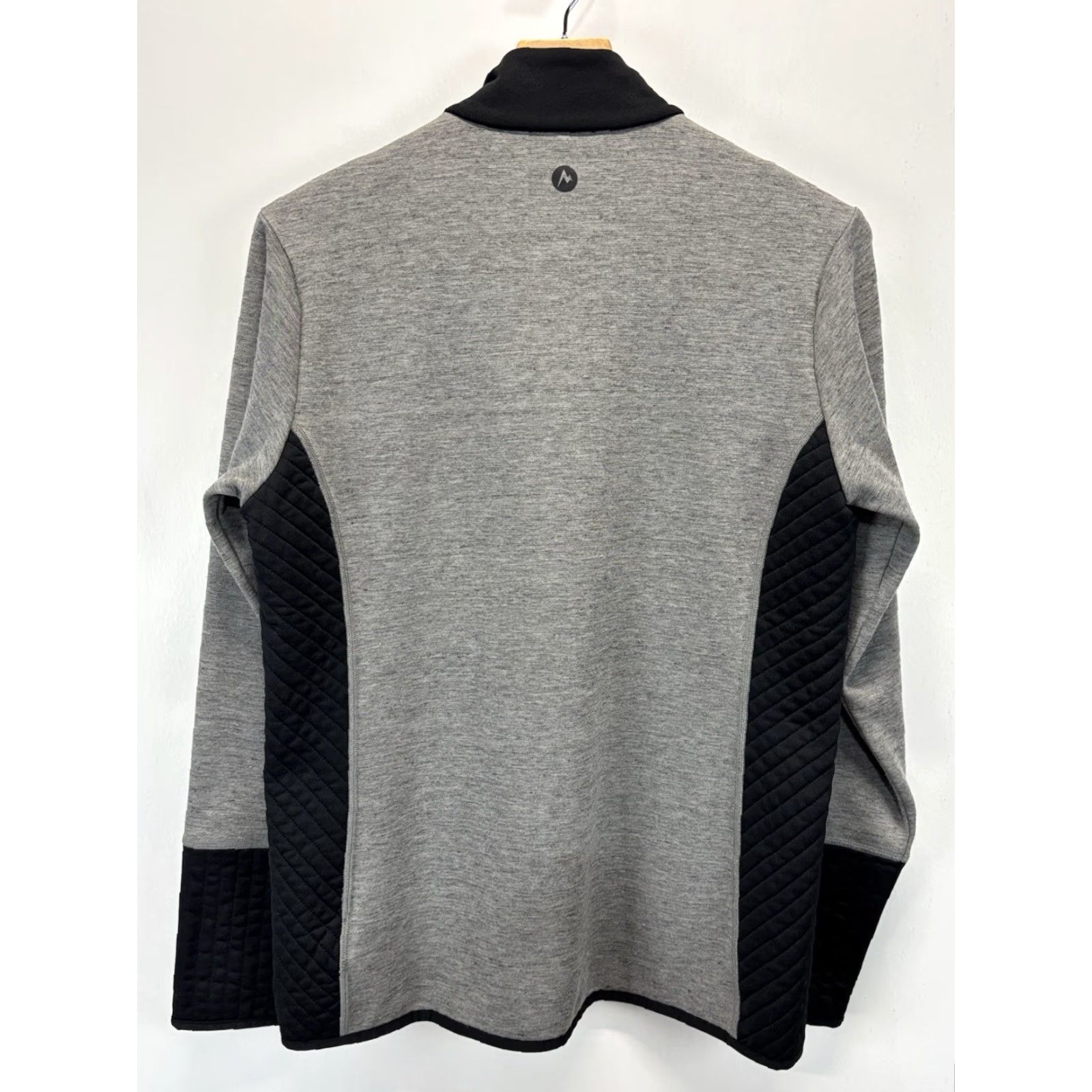 Marmot VINTAGE Marmot Women's Pullover Sweatshirt XL Gray 1/4 Zip Outdoor Activewear Layer Size XL / US 12-14 / IT 48-50 - 3 Thumbnail