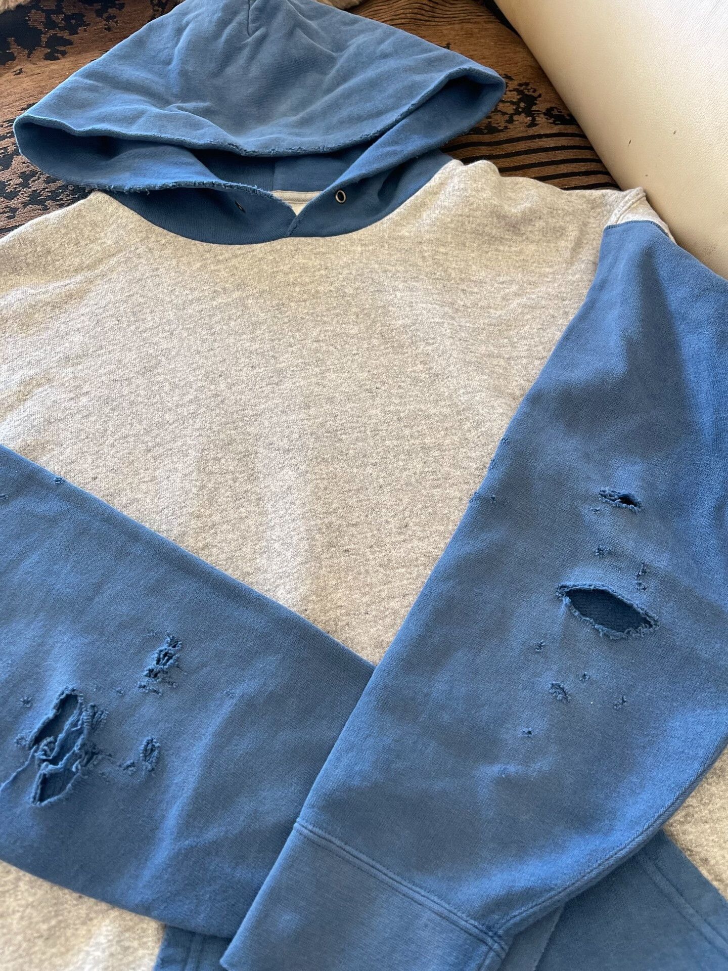 Visvim visvim 20AW Distressed Hoodie Size US M / EU 48-50 / 2 - 1 Thumbnail