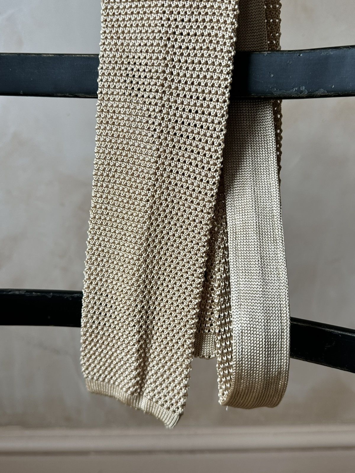 Other Vintage Italian Brand SevenFold Handmade Silk Tie Size ONE SIZE - 6 Thumbnail