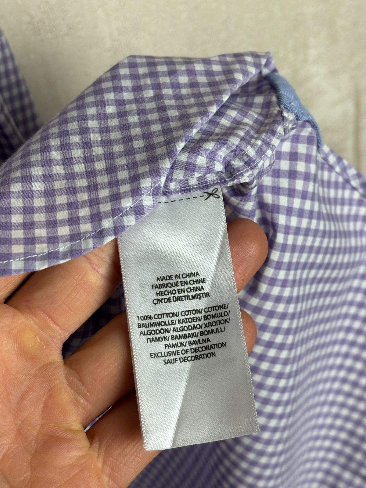 Ralph Lauren Ralph Lauren Check Long Sleeve Shirt Size Large Tall (LT) Size US L / EU 52-54 / 3 - 12 Thumbnail