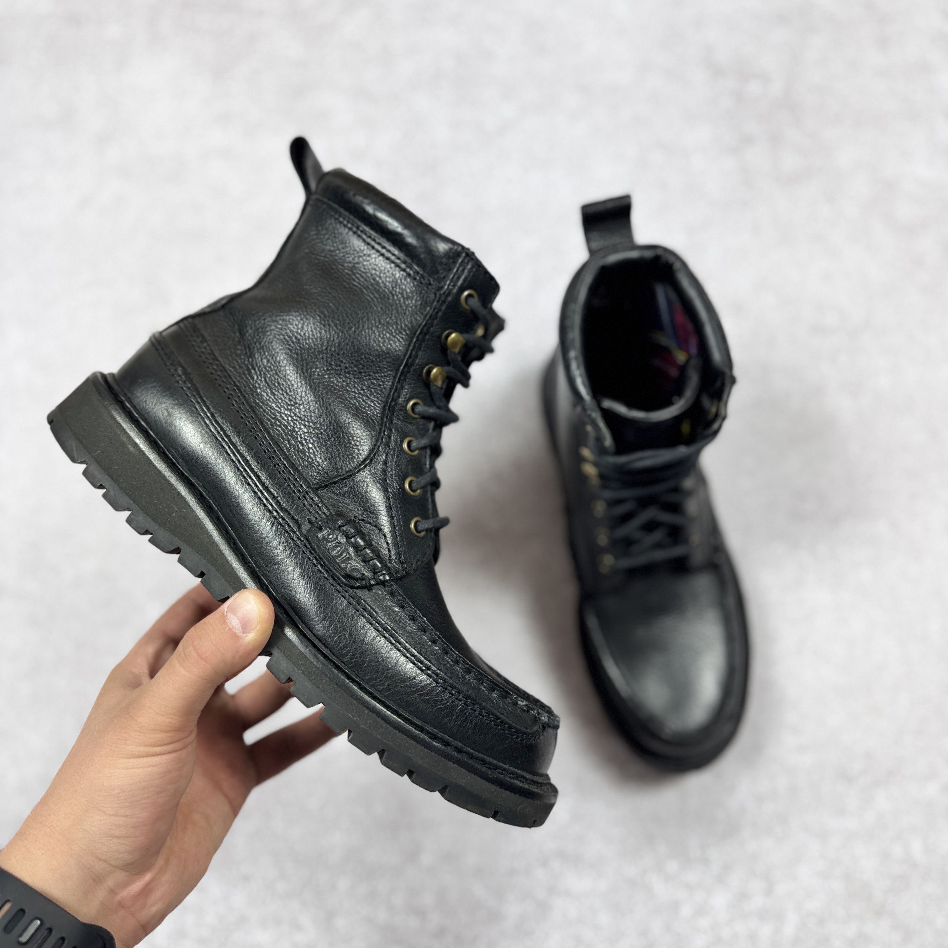Polo Ralph Lauren Polo Ralph Lauren Willingcott Leather Upper Boots size 40 Size US 7 / EU 40 - 1 Thumbnail