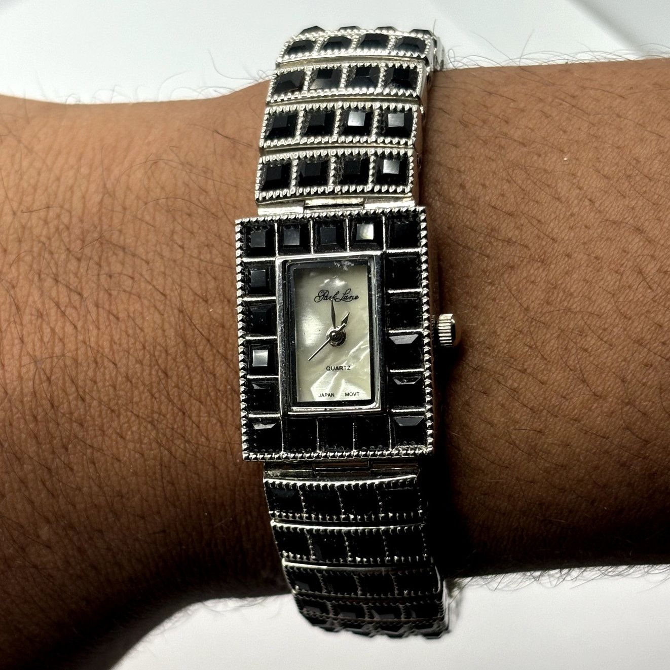 Other Retro Silver & Black Watch Size ONE SIZE - 1 Thumbnail