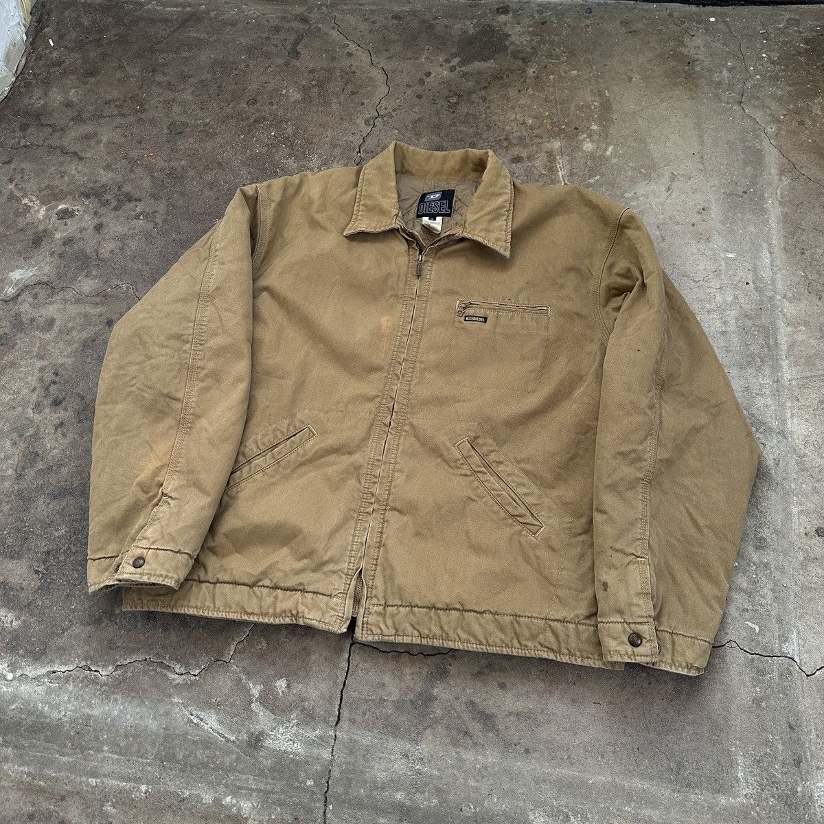Diesel VINTAGE Y2K CROPPED DIesel MODULAR DETROIT BOMBER JACKET Size US XL / EU 56 / 4 - 10 Thumbnail