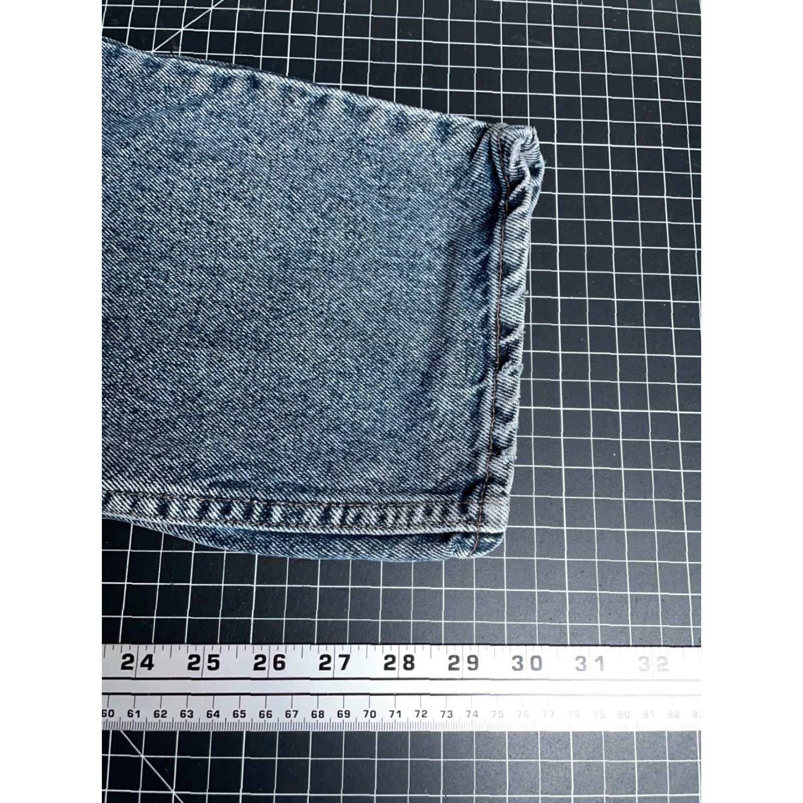 Levi's VINTAGE Levi's 550 Jeans Mens 40 x 29 Acid Wash Blue Denim USA Made Slim Tapered 80s 90s Grunge Retro Classic Mens Size US 40 / EU 56 - 6 Thumbnail
