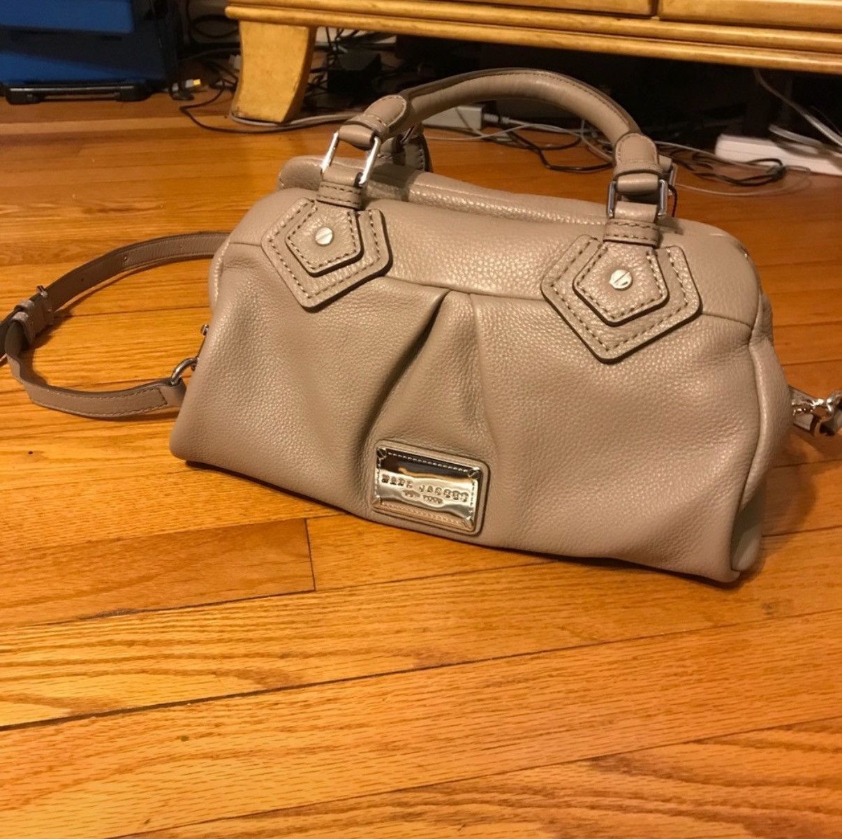 Marc Jacobs Bnwt Marc Jacobs Classic Q Baby Groovee Cement Gray Satchel Size ONE SIZE - 1 Thumbnail