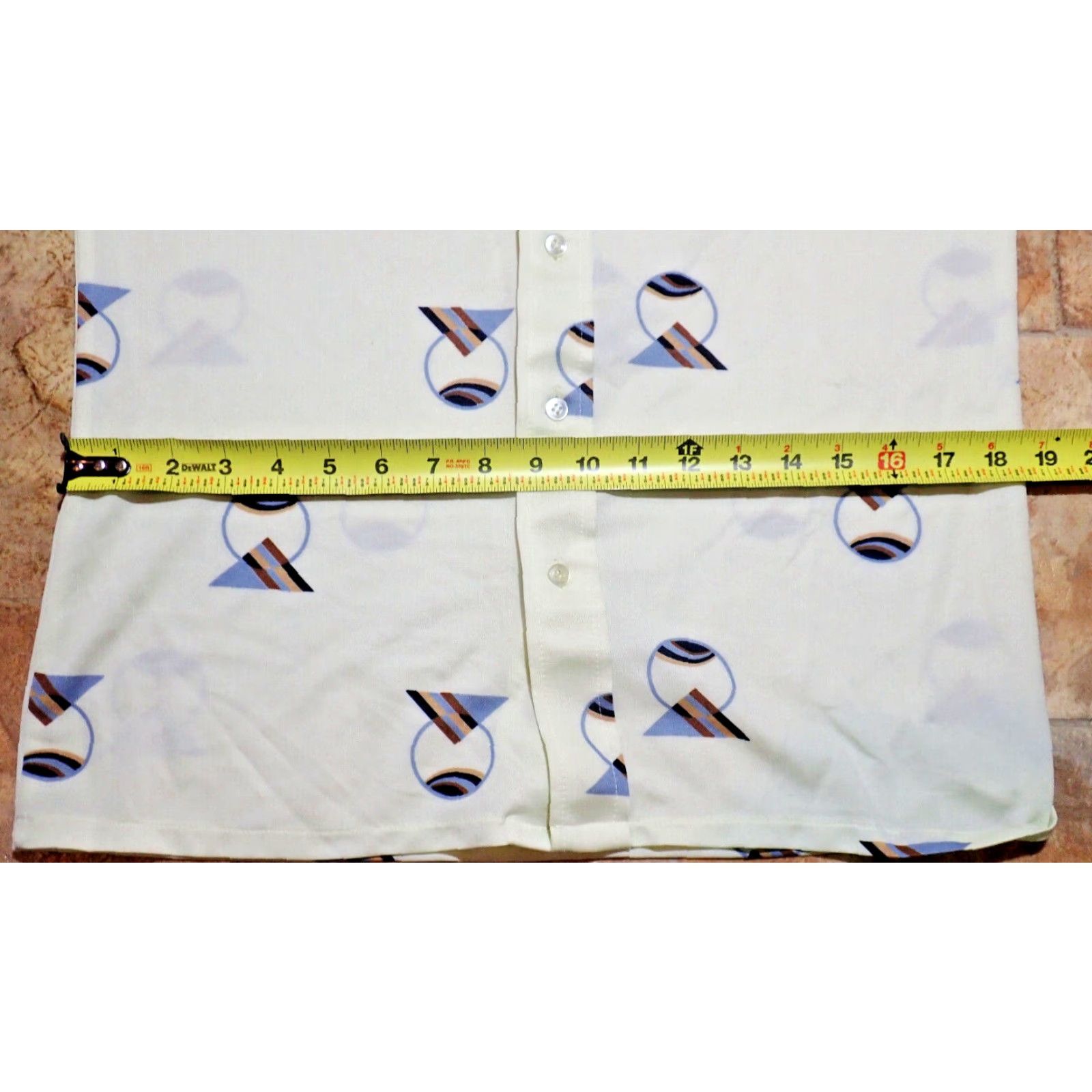 Vintage VINTAGE Sears Kings Road Geometric Disco Shirt Mens M Size US M / EU 48-50 / 2 - 7 Thumbnail