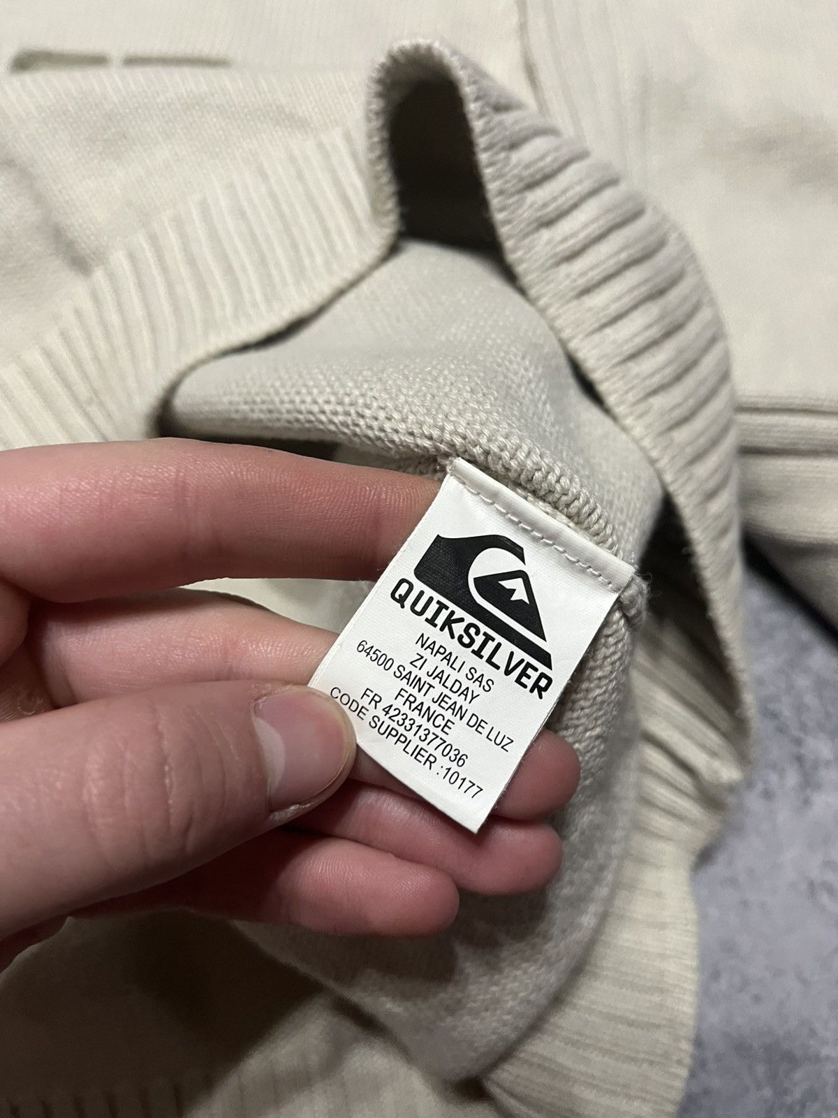 Quiksilver Quiksilver Vintage Sweater Y2K Awant-garde Size US L / EU 52-54 / 3 - 6 Thumbnail