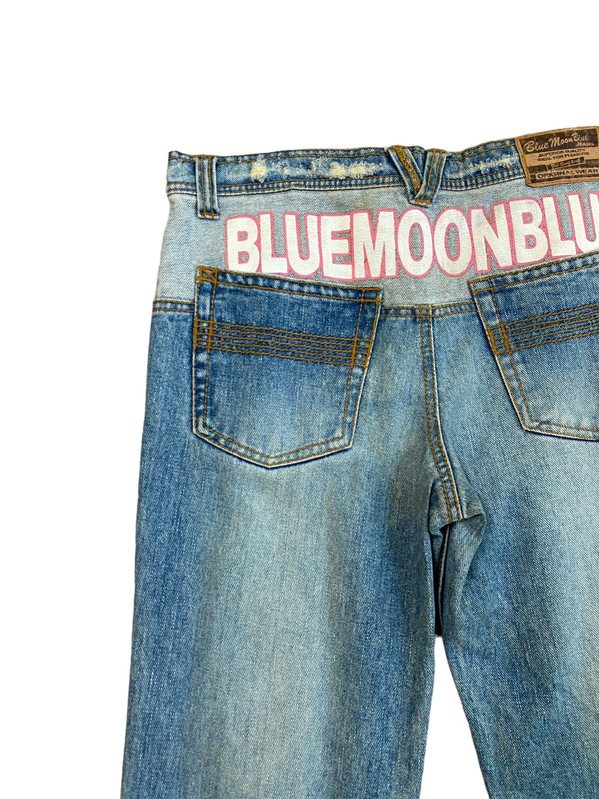 Designer × Japanese Brand × Vintage Vintage BLUE MOON BLUE Daicok Evisu Inspired Denim Size US 30 / EU 46 - 10 Thumbnail