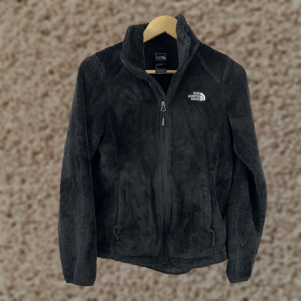 The North Face Jacket Womens Small Black Fleece Full Zip Outdoor Hiking Casual
