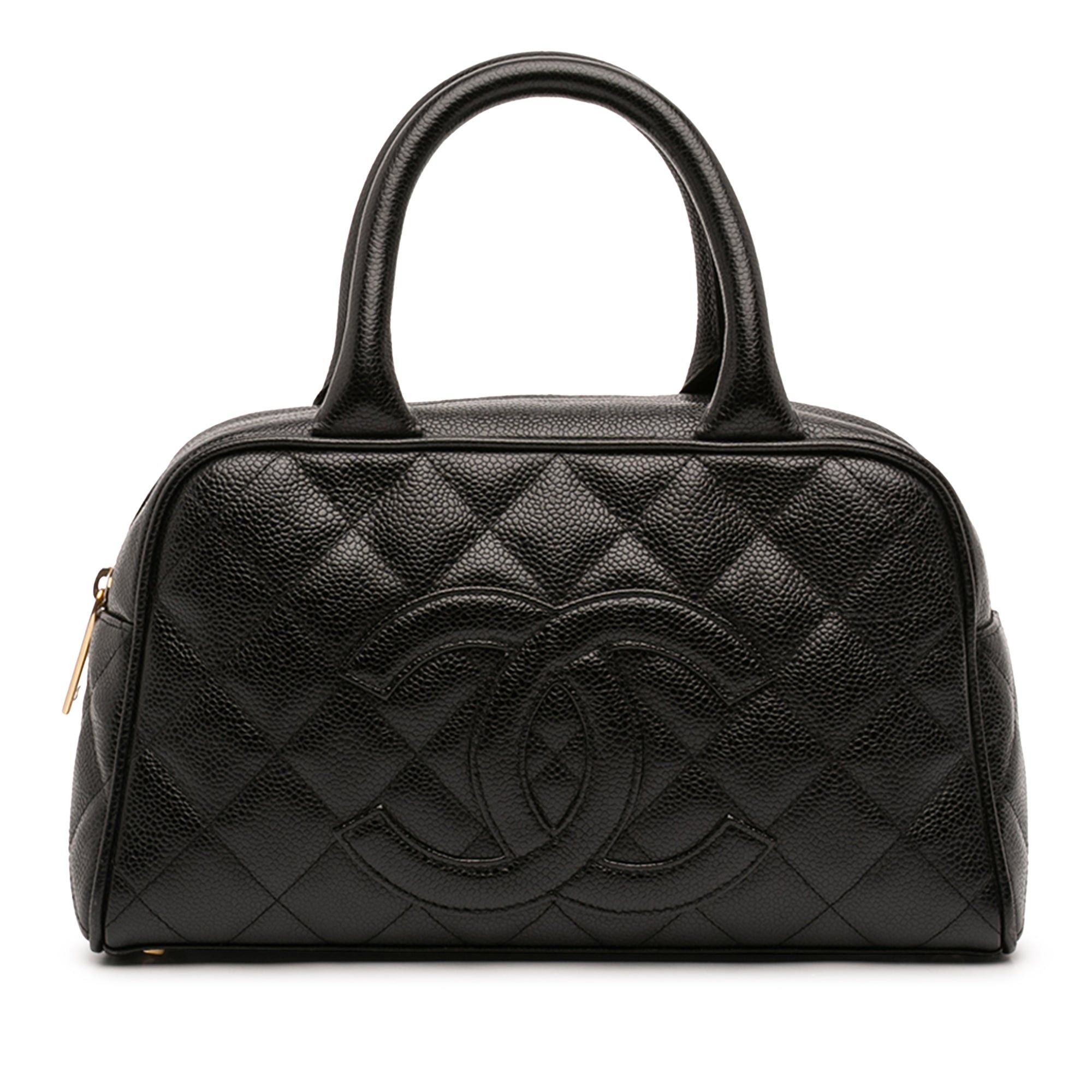 Chanel CC Quilted Caviar Bowling Bag Size ONE SIZE - 1 Thumbnail