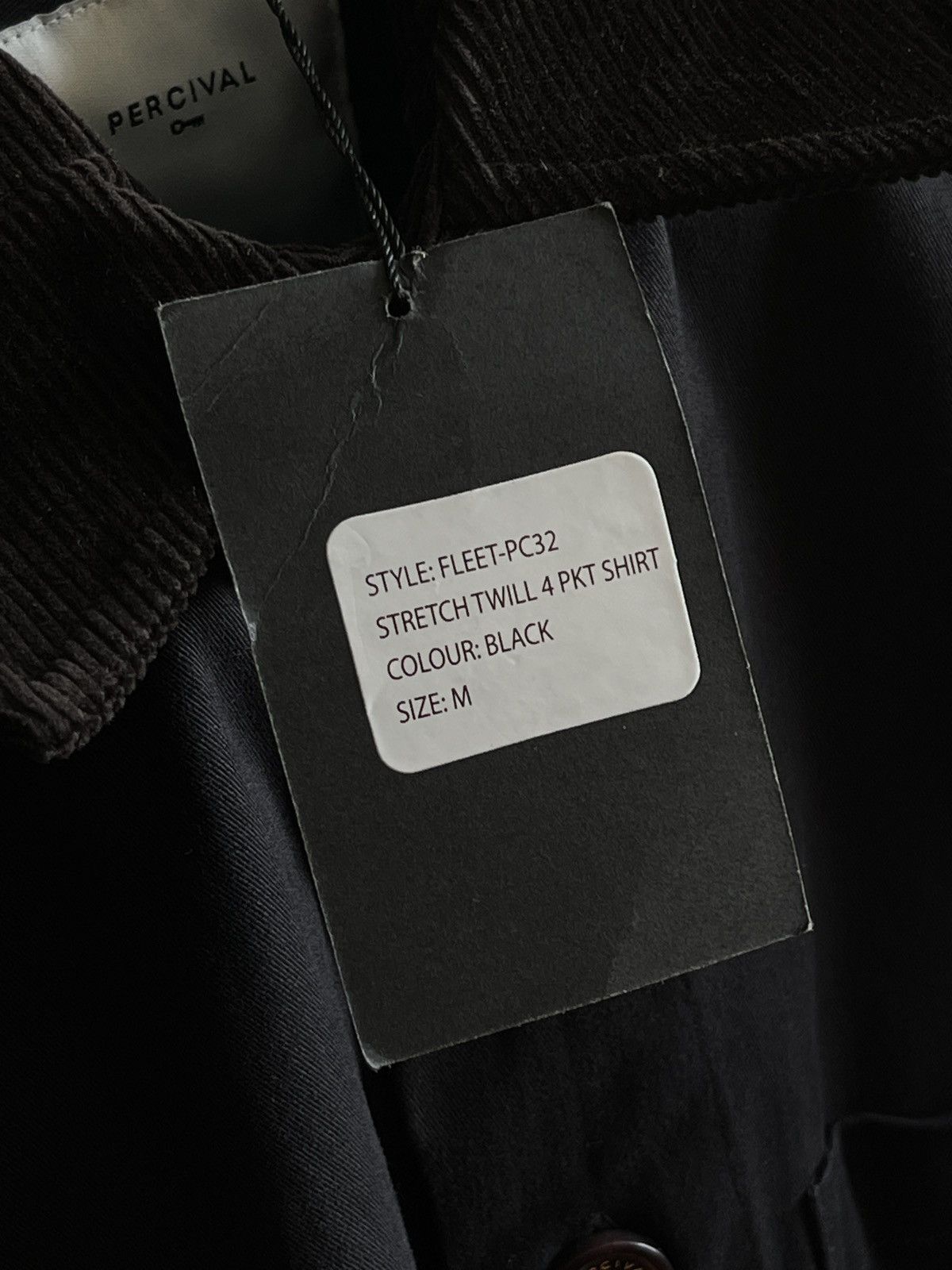 Percival Percival Twill Black Work Chore Jacket Size US M / EU 48-50 / 2 - 11 Thumbnail