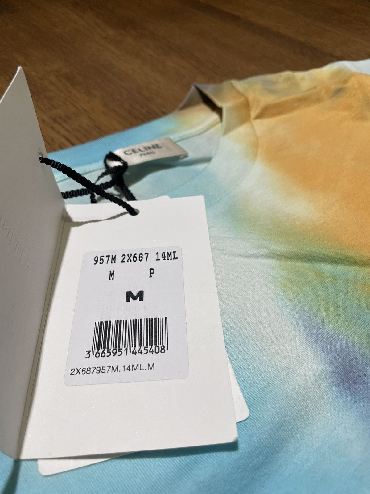 Celine × Hedi Slimane CELINE Studded Logo Tee Size US M / EU 48-50 / 2 - 5 Thumbnail