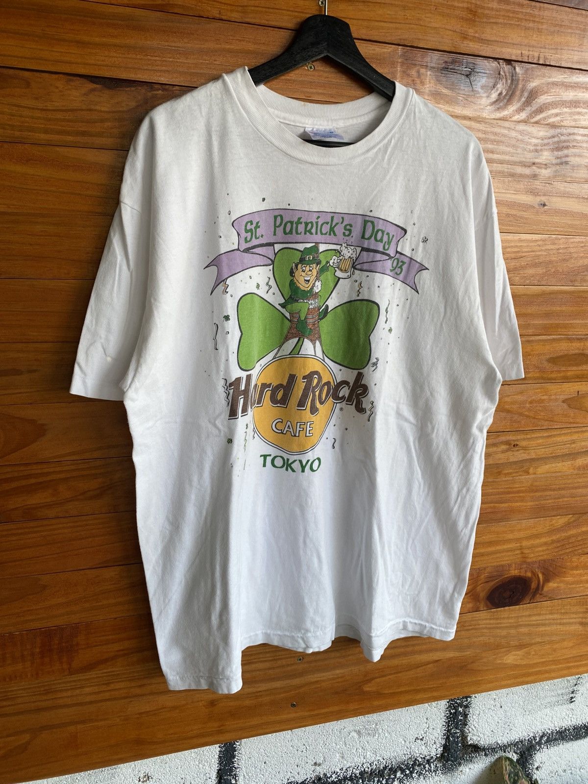 Hard Rock Cafe Vintage 1993 Hard Rock Cafe Tokyo St. Patrick’s Day Graphic Size US XL / EU 56 / 4 - 5 Thumbnail