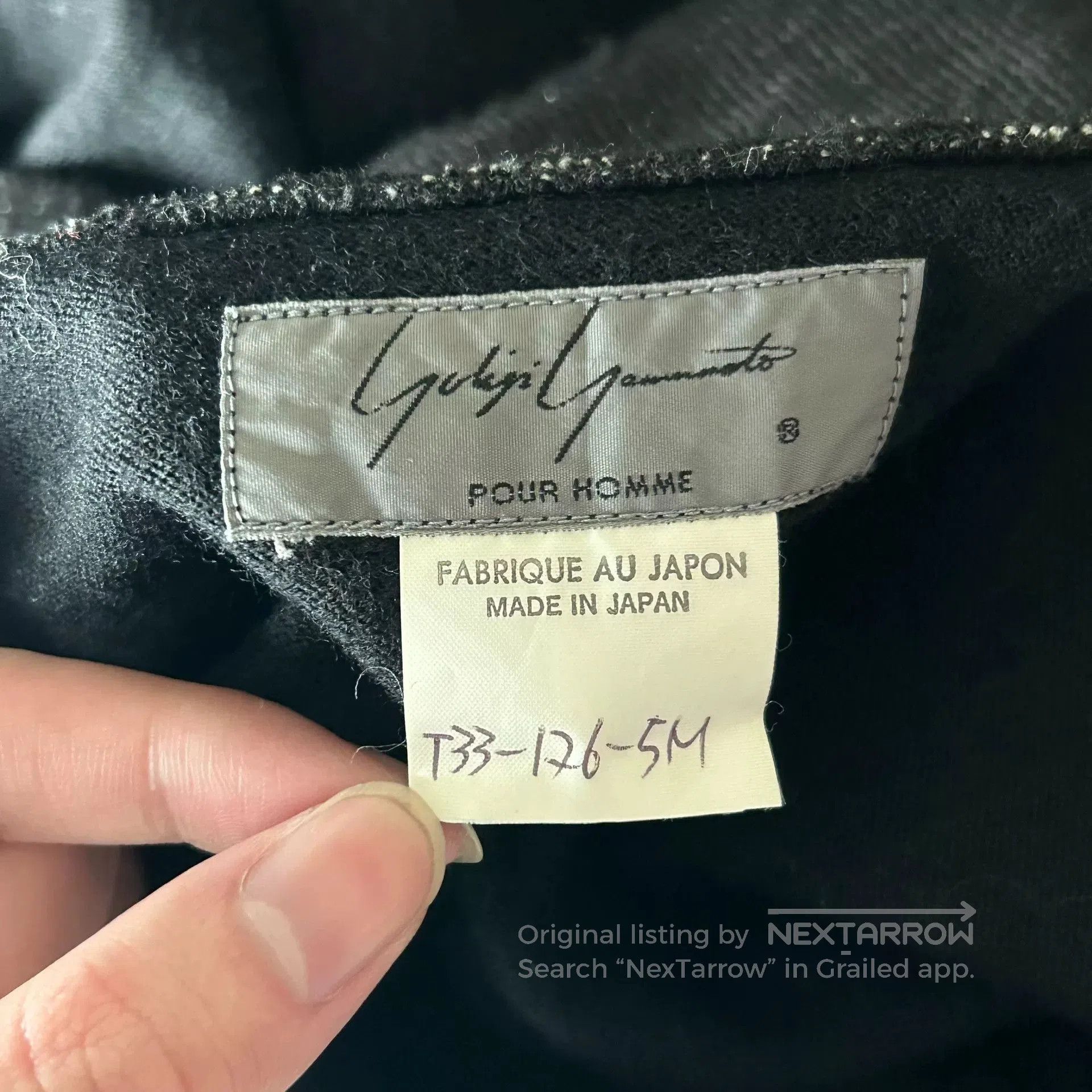 Yohji Yamamoto Yohji Yamamoto Black Zip Jacket. Size US M / EU 48-50 / 2 - 5 Thumbnail