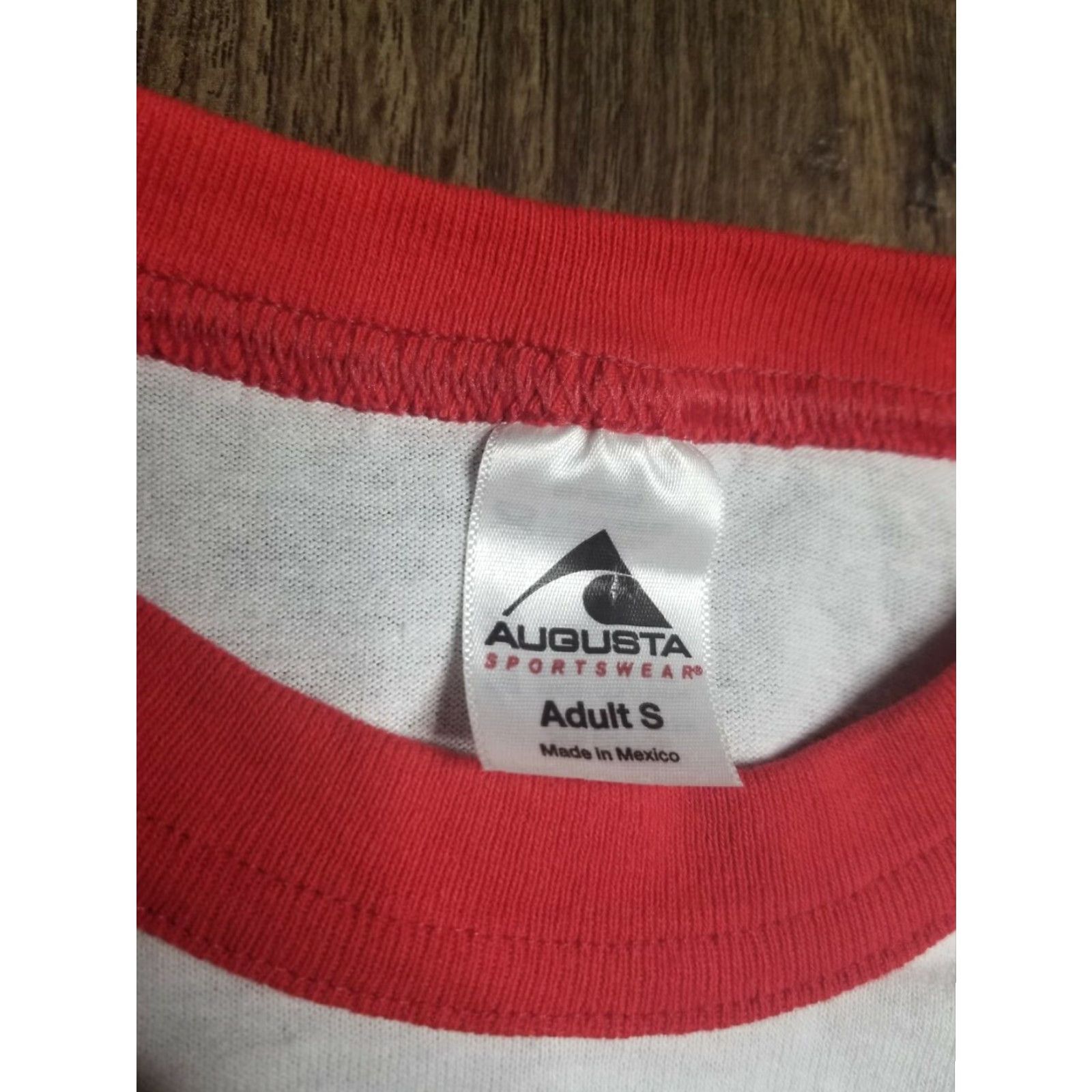 Augusta Sportswear VINTAGE Mens S SEU SOUTHEASTERN UNIVERSITY Graphic Ringer T Shirt White Cotton Blend Size US S / EU 44-46 / 1 - 3 Thumbnail
