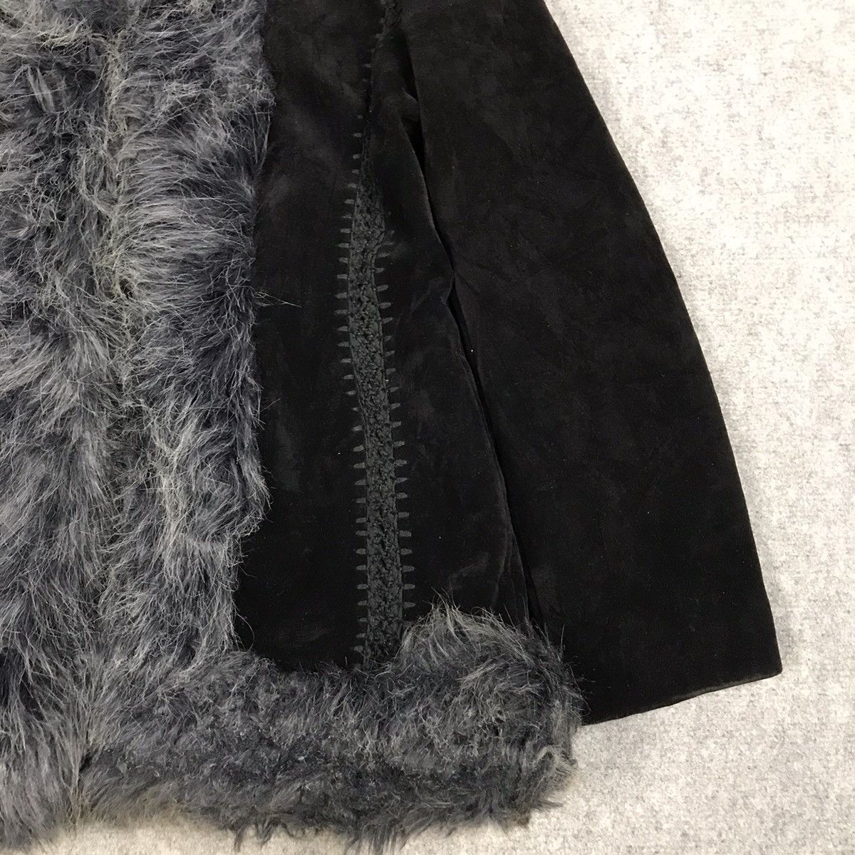 Japanese Brand CONA BLUE FUR JAPAN STYLE FADED JACKET Size US M / EU 48-50 / 2 - 4 Thumbnail