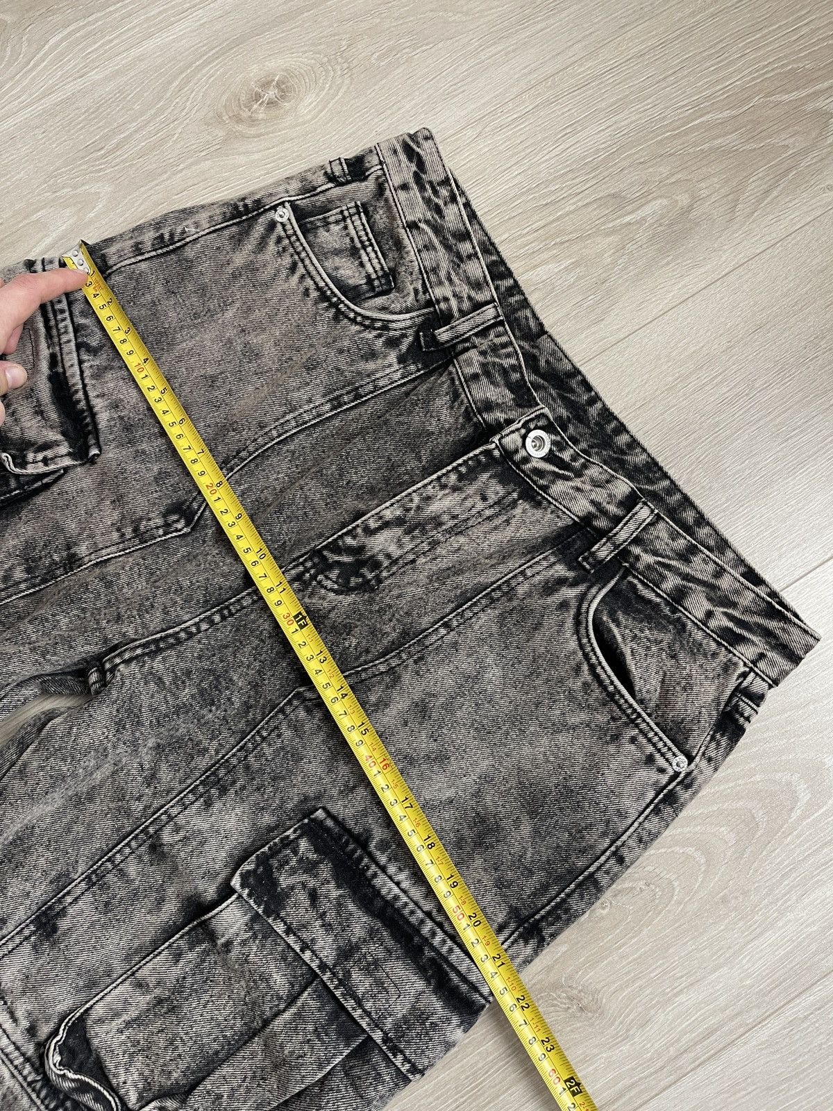 Vintage Supermade jeans cargo denim with pockets XL Size US 36 / EU 52 - 10 Thumbnail