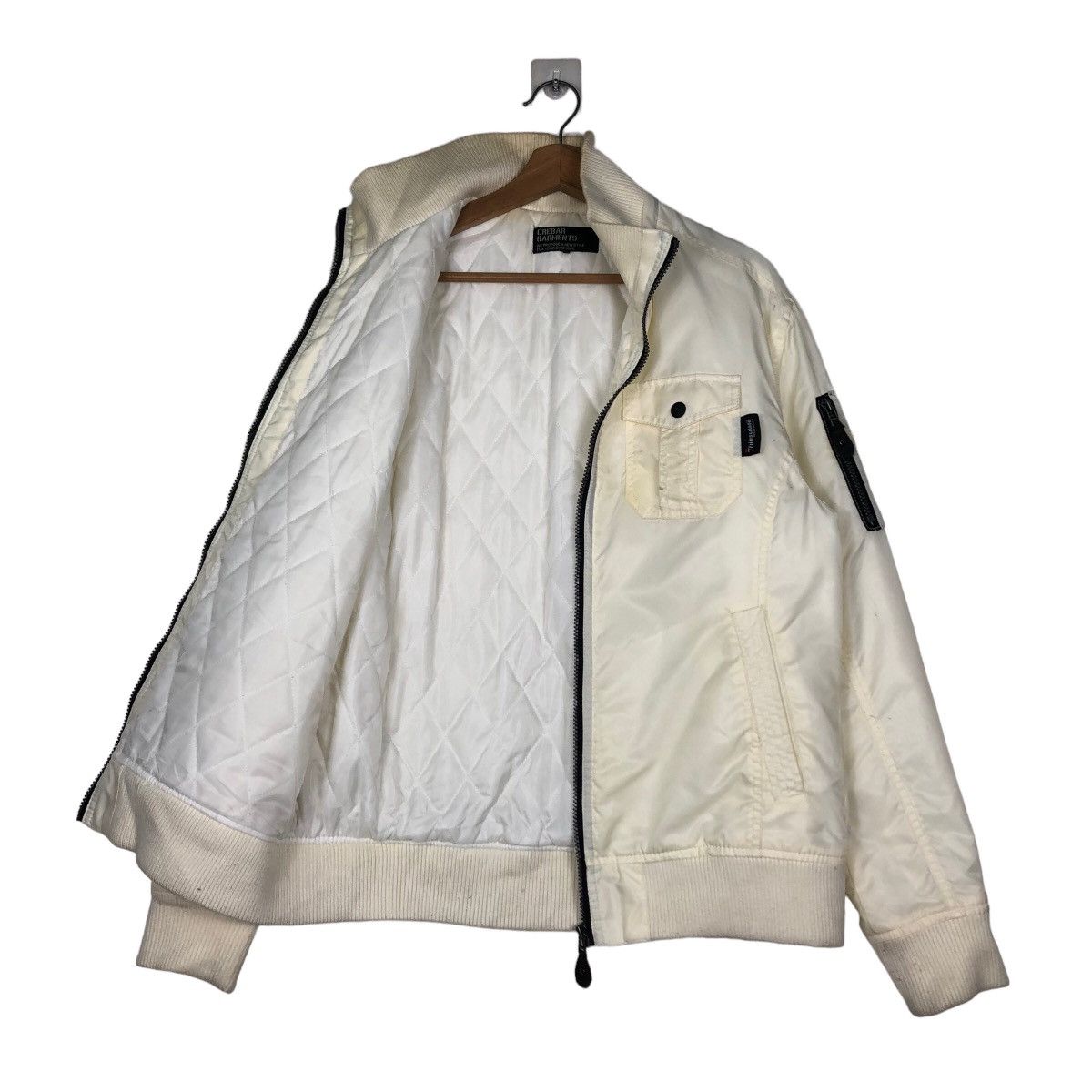 Japanese Brand 🔥Vintage Bomber Jacket Crebar Garments Inspire Issey Miyake Size US L / EU 52-54 / 3 - 11 Thumbnail