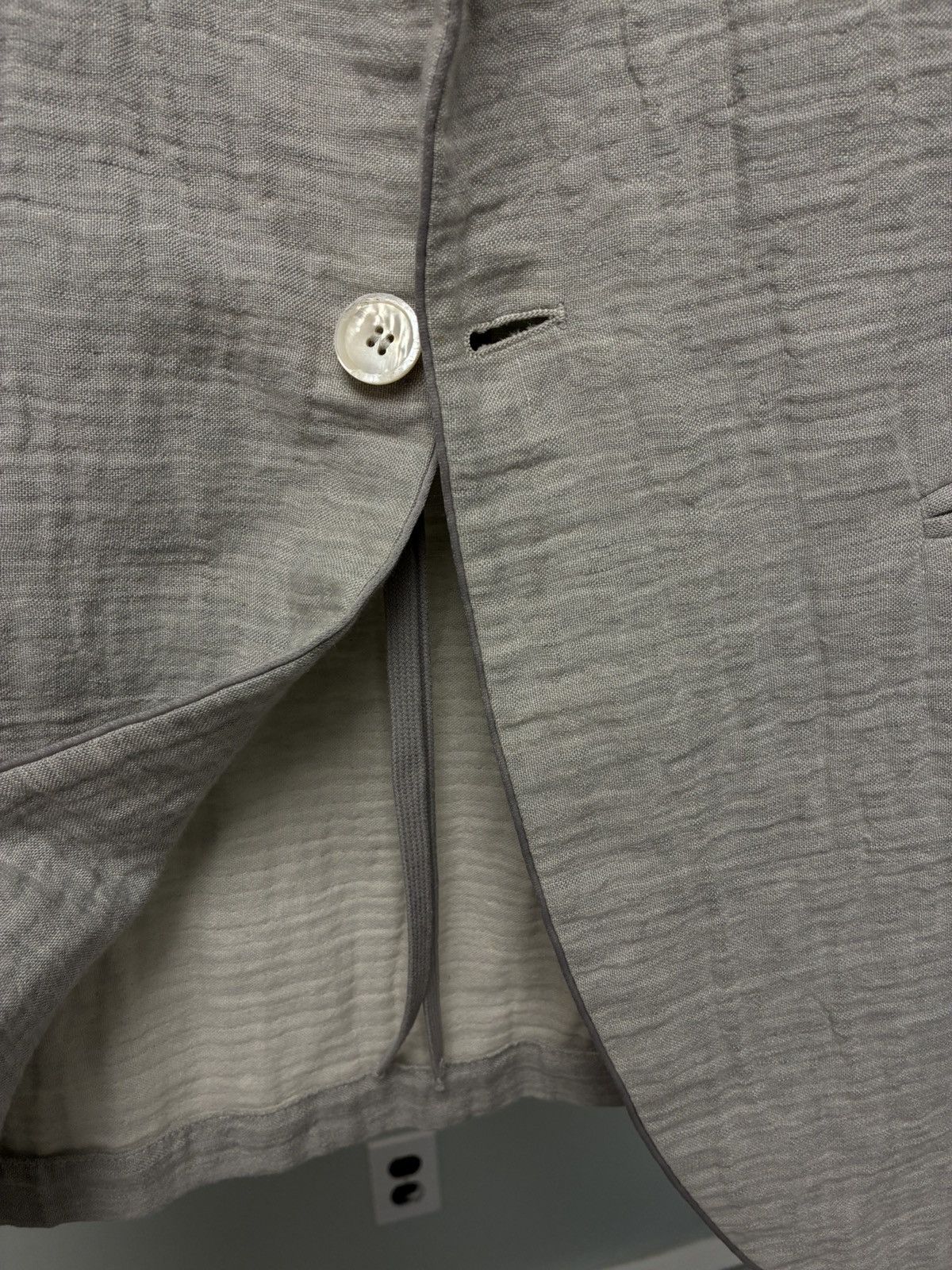 John Varvatos Crinkled Single-Button Jacket EU 50 USA 40 Size US M / EU 48-50 / 2 - 6 Thumbnail