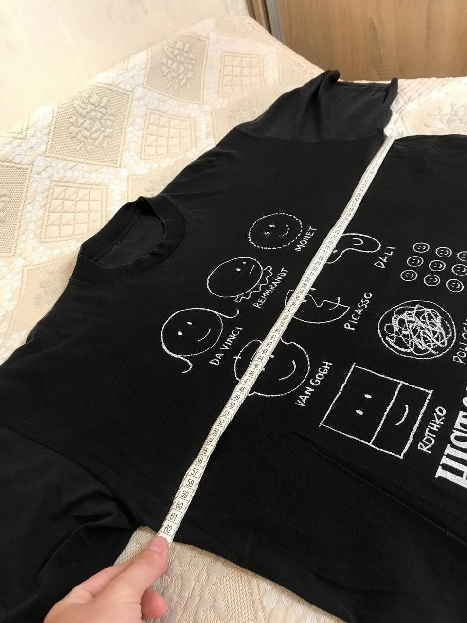 Vintage 🔥 1991 History of Art Sock N Roll Vintage Art T Shirt Tee Size US XL / EU 56 / 4 - 11 Thumbnail