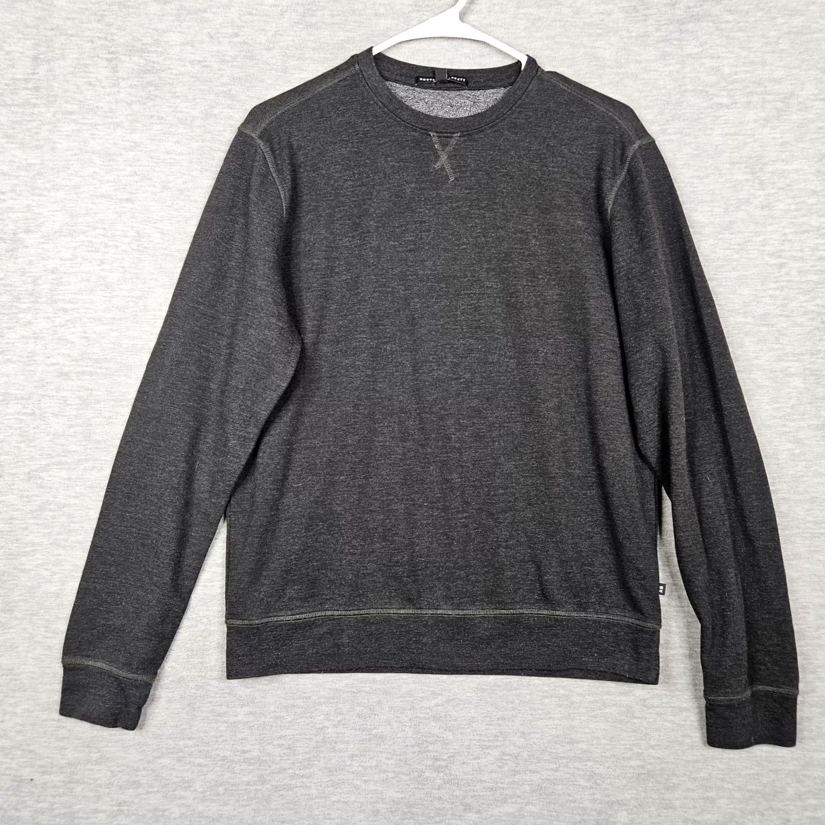 Vintage Robert Barakett Nortonville LS Crew Men’s Light-weigh Sweatshirt Gray M Size US M / EU 48-50 / 2 - 2 Thumbnail
