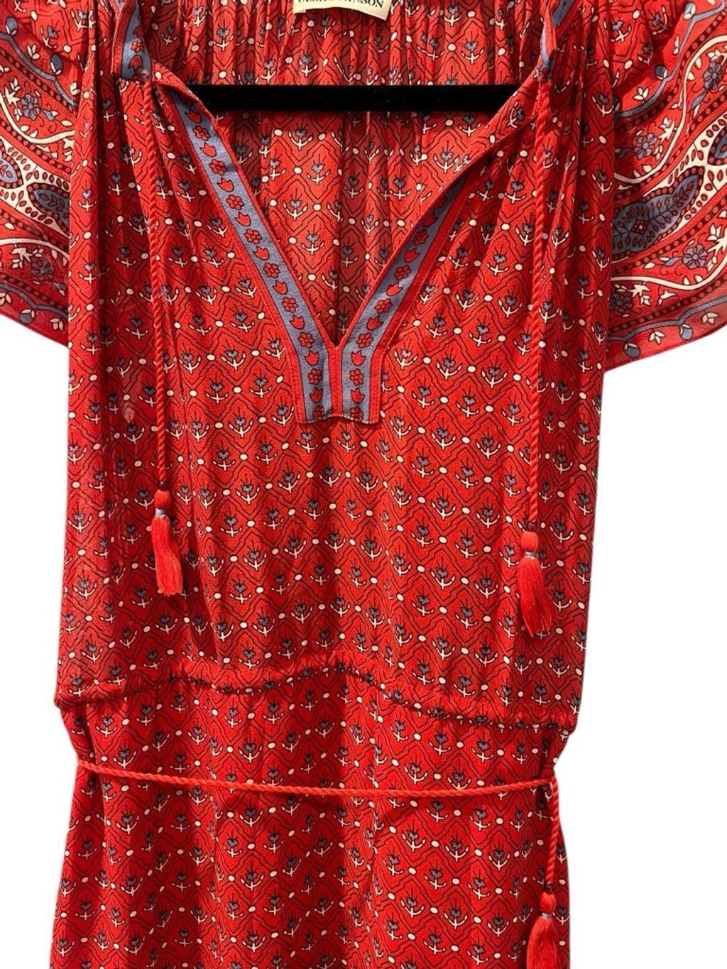 Ulla Johnson Ulla Johnson Neela Tassel Silk Dress Size Small Georgette Size S / US 4 / IT 40 - 8 Thumbnail