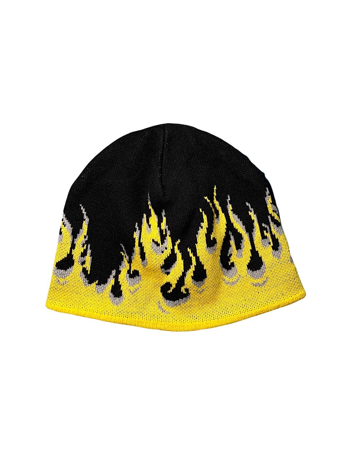 Vintage 🔥Flame/Fire Hat Y2K Bula Hellfire Skate Beanie Knitted🔥 Size ONE SIZE - 4 Thumbnail