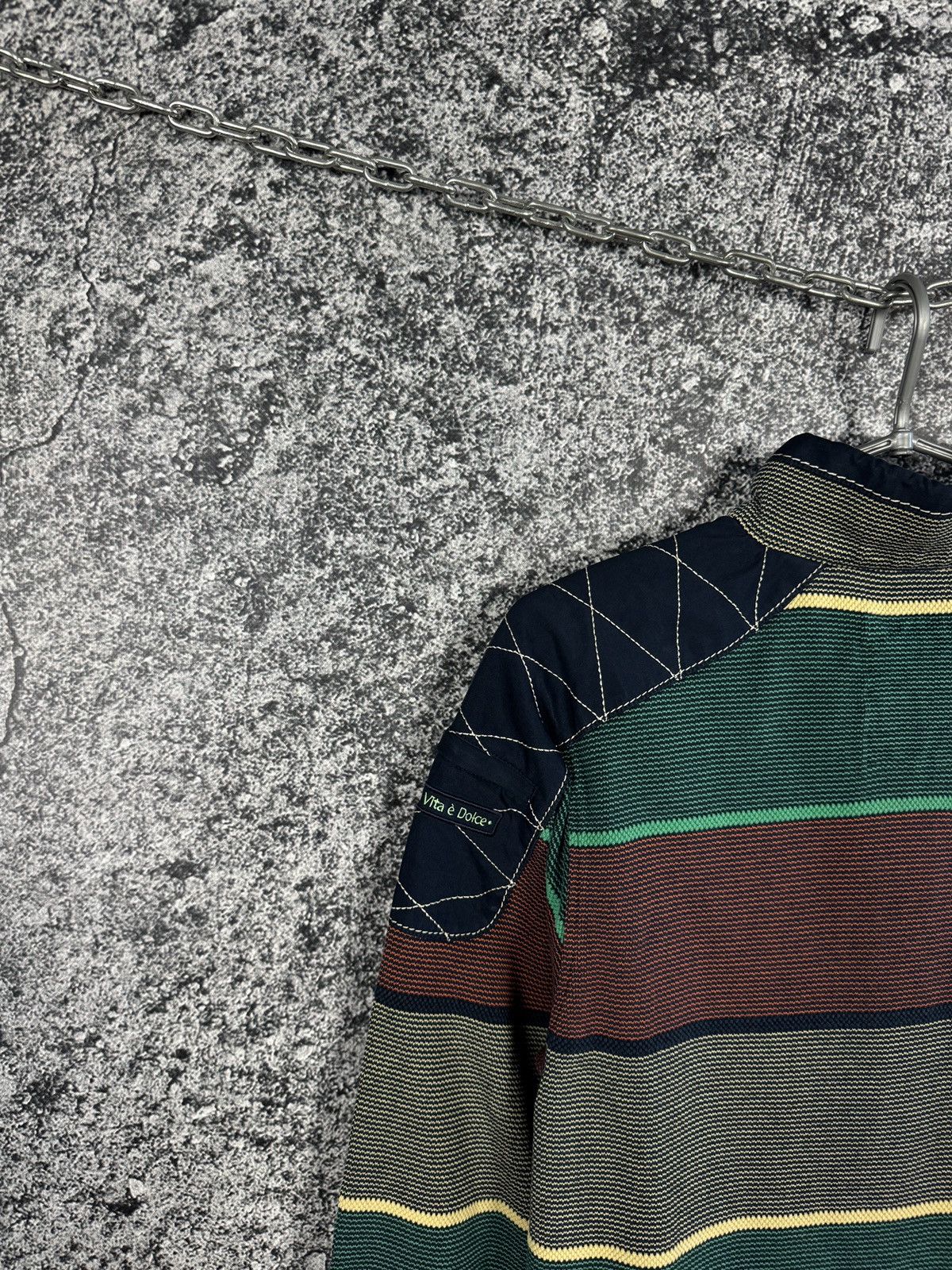 Carlo Colucci Carlo Colucci 1/4 Zip Sweatshirt Pullover Multicolor Size L Size US L / EU 52-54 / 3 - 16 Thumbnail