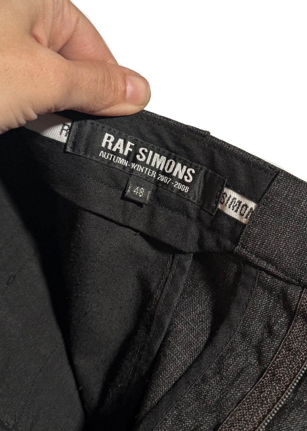 Raf Simons Raf Simons FW07 Charcoal Dress Pants Size US 32 / EU 48 - 5 Thumbnail