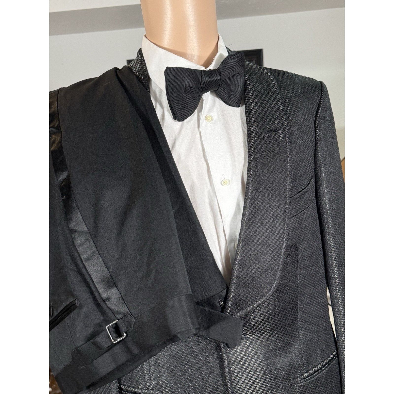 Tom Ford Tom Ford Reflective Dinner Jacket Set 52R 42R US 36x29 Size 42R - 2 Thumbnail