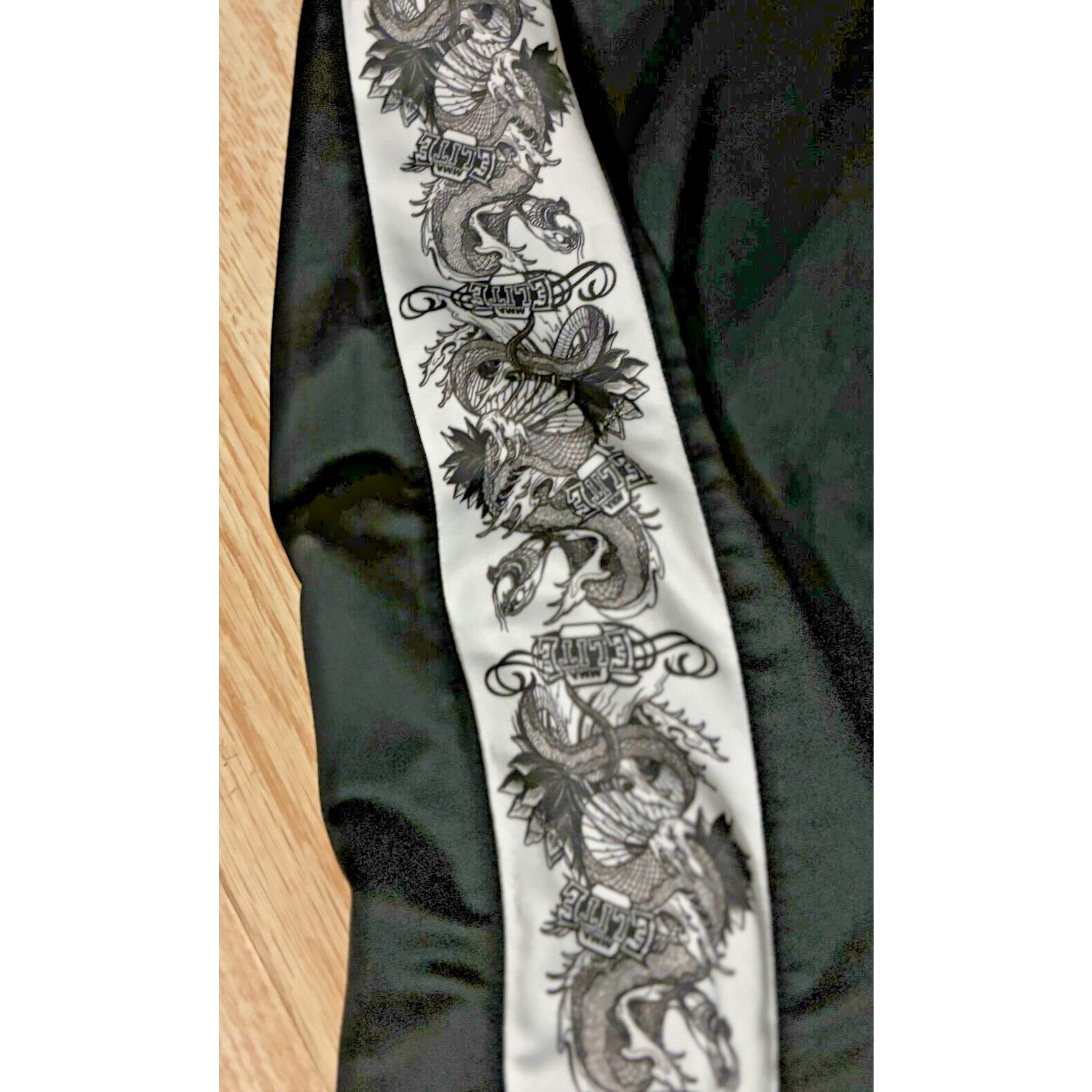 & Other Stories Vintage MMA Elite Mens XL Distressed Spell Out Dragon Wide Size US 34 / EU 50 - 3 Thumbnail