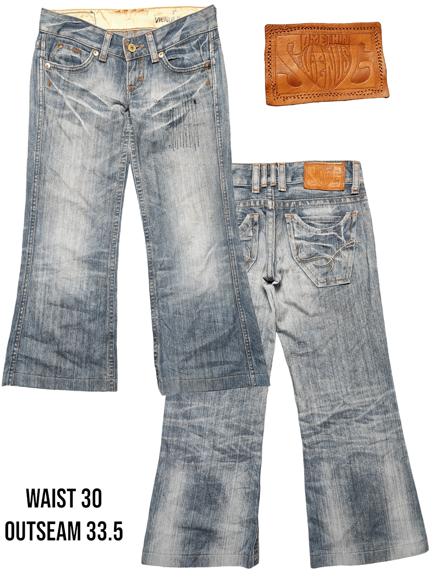 Edwin Thrashed Distressed Jeans ERD Grunge Chrome Size US 30 / EU 46 - 1 Thumbnail