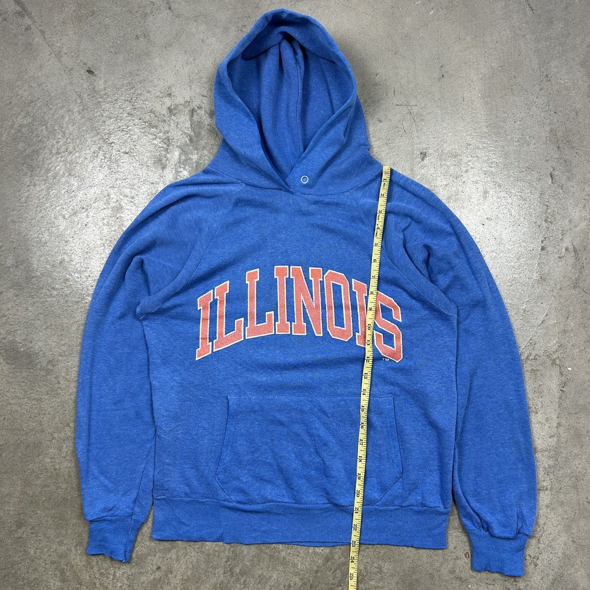 Vintage 1980s Illinois Collegiate Hoodie Size US M / EU 48-50 / 2 - 15 Thumbnail