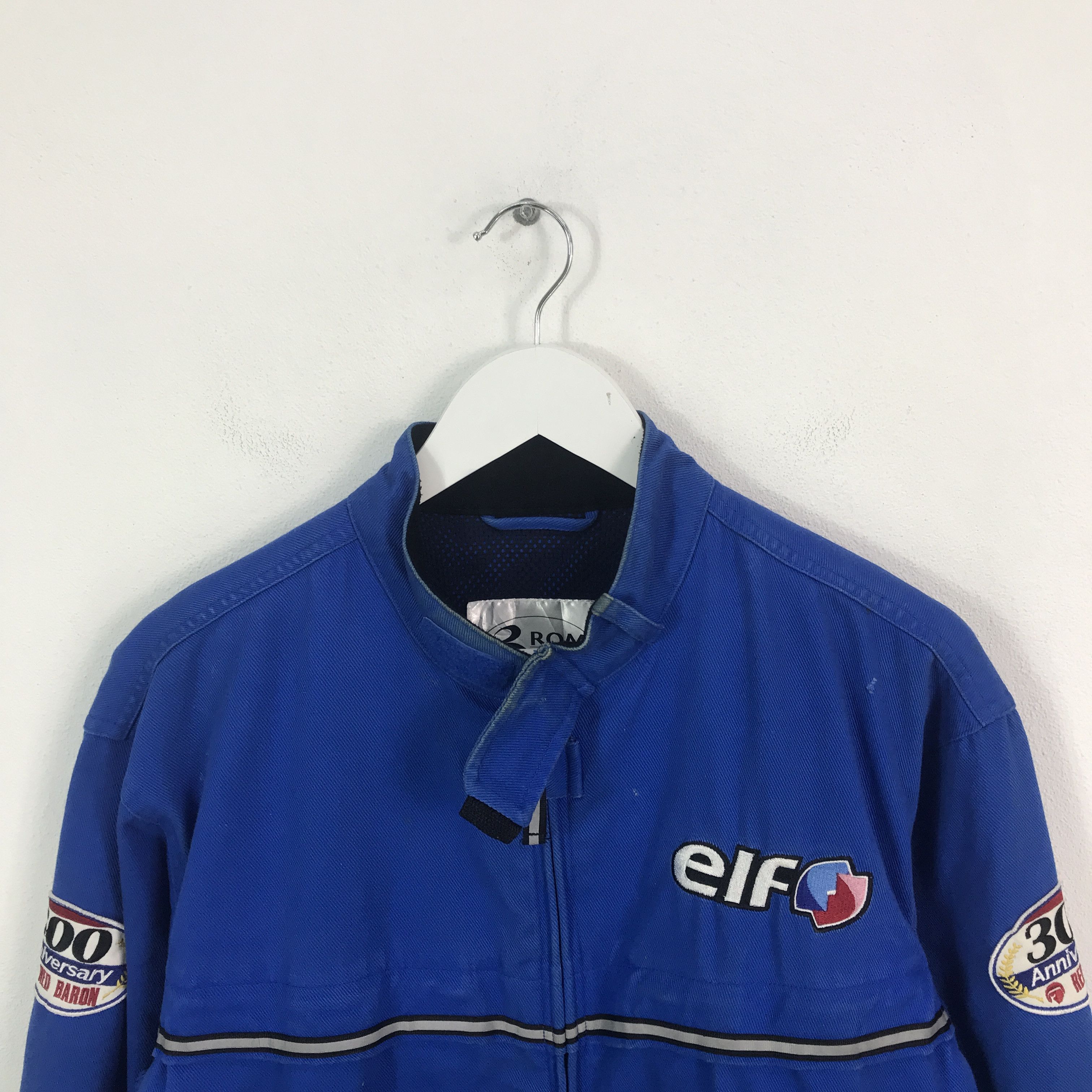 Japanese Brand ELF Racing Bikers Jacket Size US M / EU 48-50 / 2 - 2 Thumbnail