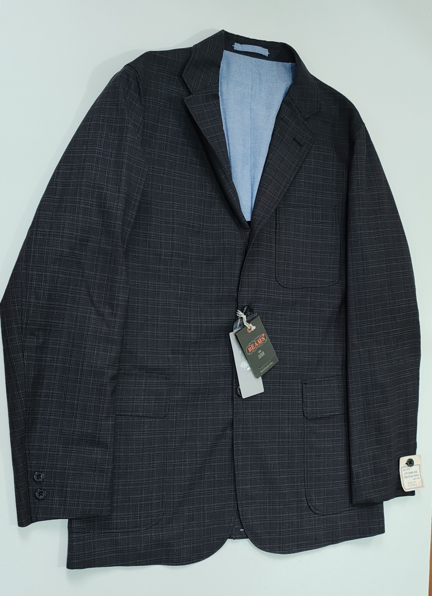 Beams Plus Veste Grise Carrellé-Beams Plus Tg:L Size US XL / EU 56 / 4 - 4 Thumbnail