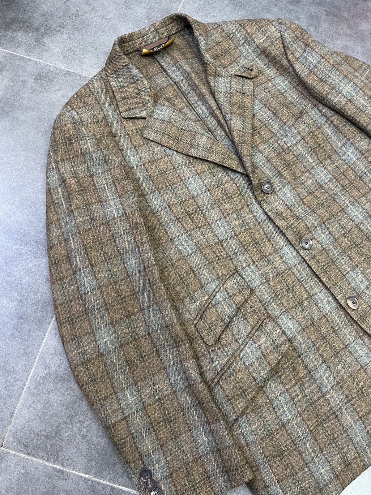 Loro Piana × Vintage RRP 3400$ Loro Piana Wool Cashmere Blazer Jacket Size 50R - 4 Thumbnail