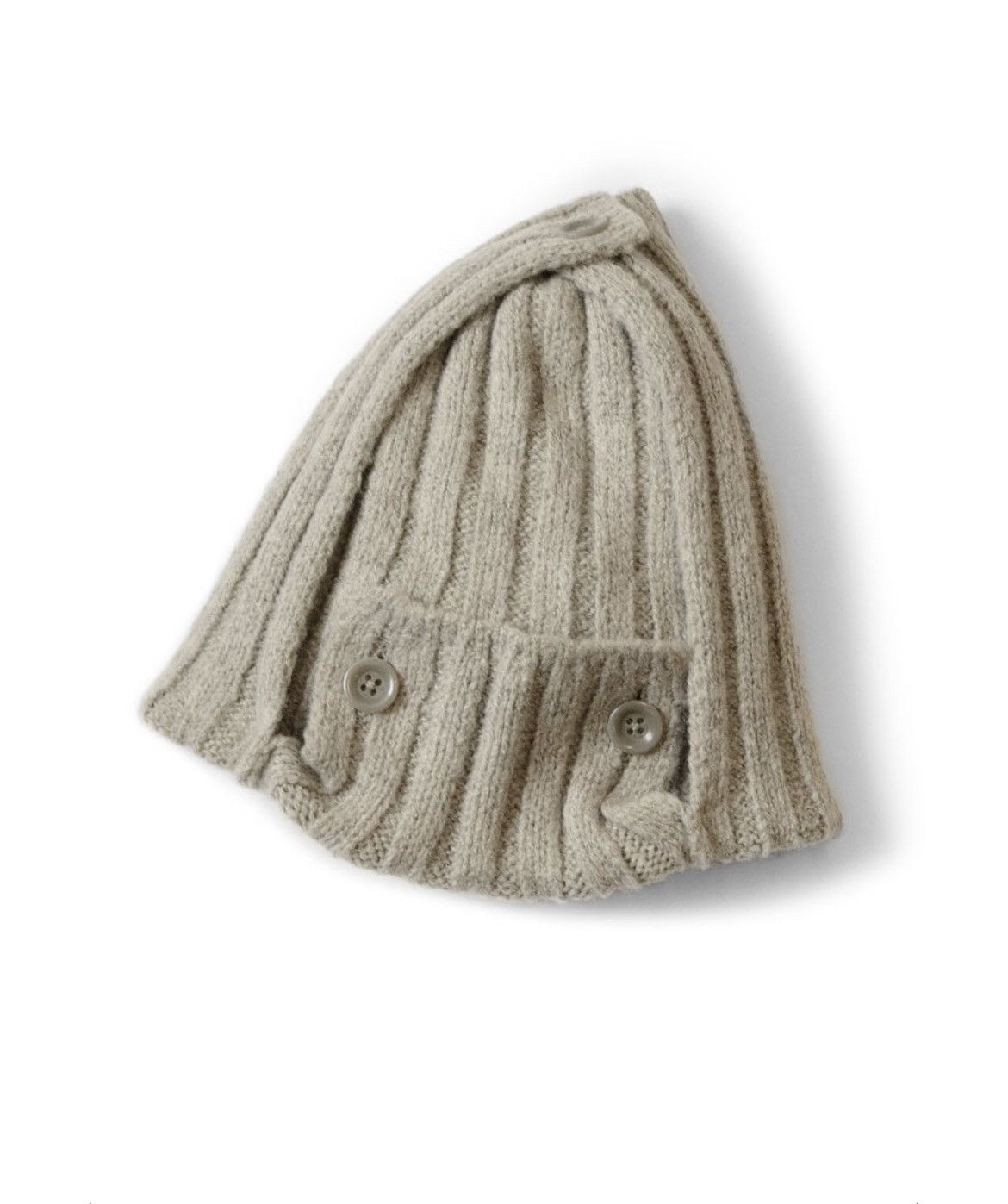 Kapital Kapital 5G wool 3x3 rib hunting knit cap 3way Size ONE SIZE - 1 Thumbnail
