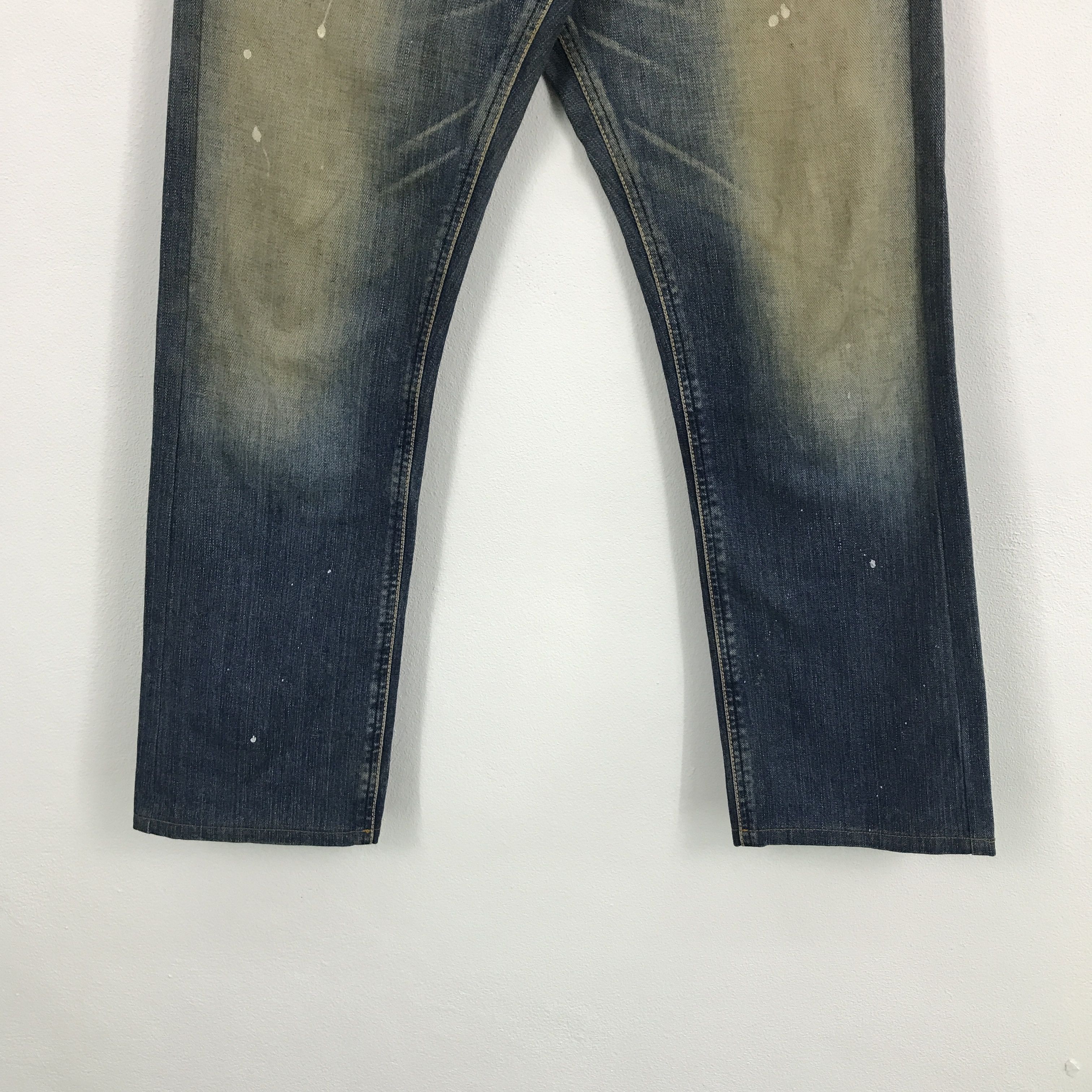 Japanese Brand × Lee Denim Blue faded Lee Japan Rusty style Denim Jeans pants Size US 29 - 3 Thumbnail