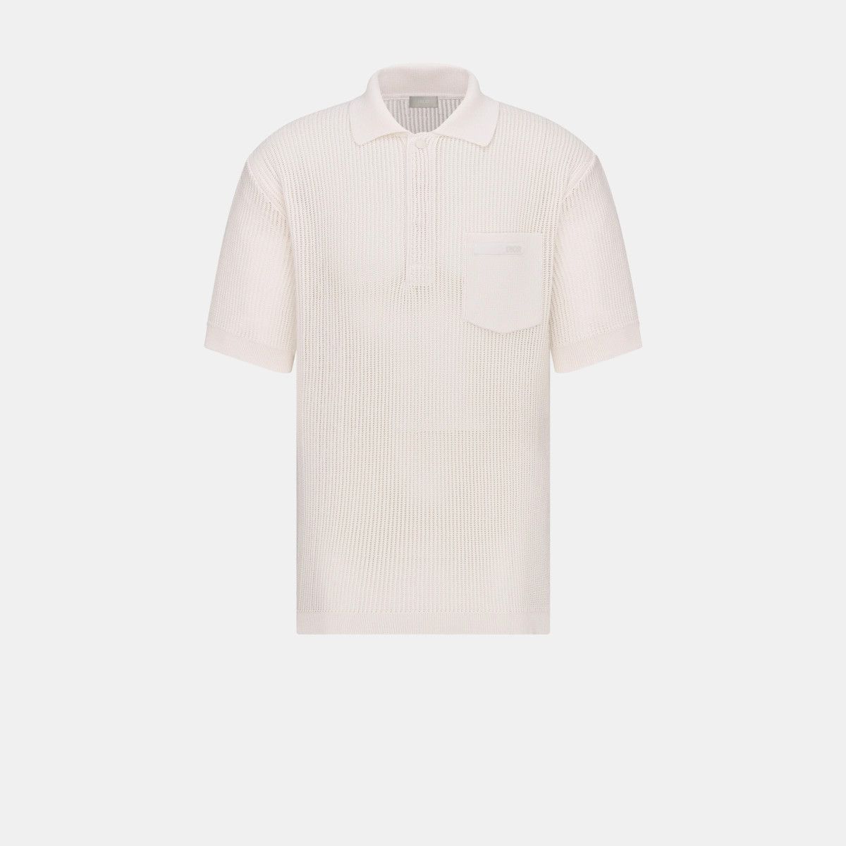 Dior o1bcso1str0226 Regular-Fit Polo Shirt in Off-White Size US L / EU 52-54 / 3 - 1 Thumbnail