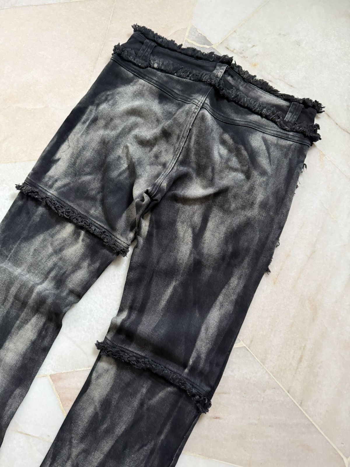 If Six Was Nine Vintage 2000s Smoke Flare pants Size US 28 / EU 44 - 5 Thumbnail
