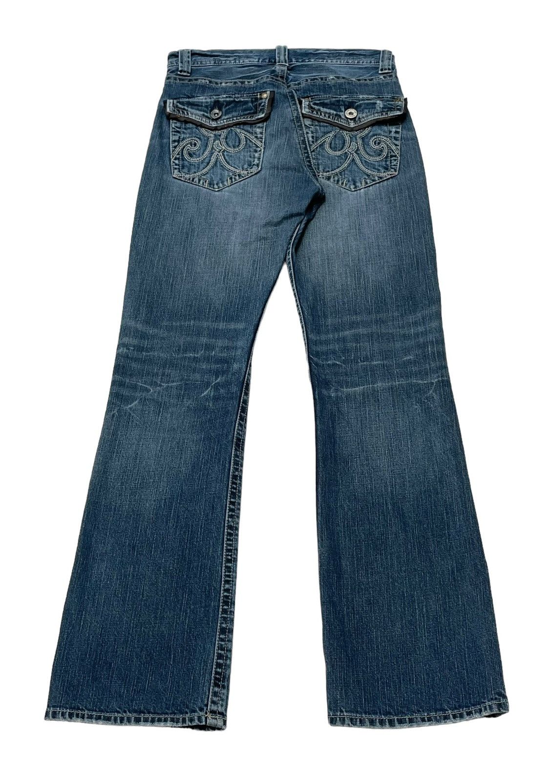 Designer × Japanese Brand × Vintage Vintage Japanese Brand Flared Jeans 1990s Size US 28 / EU 44 - 2 Thumbnail