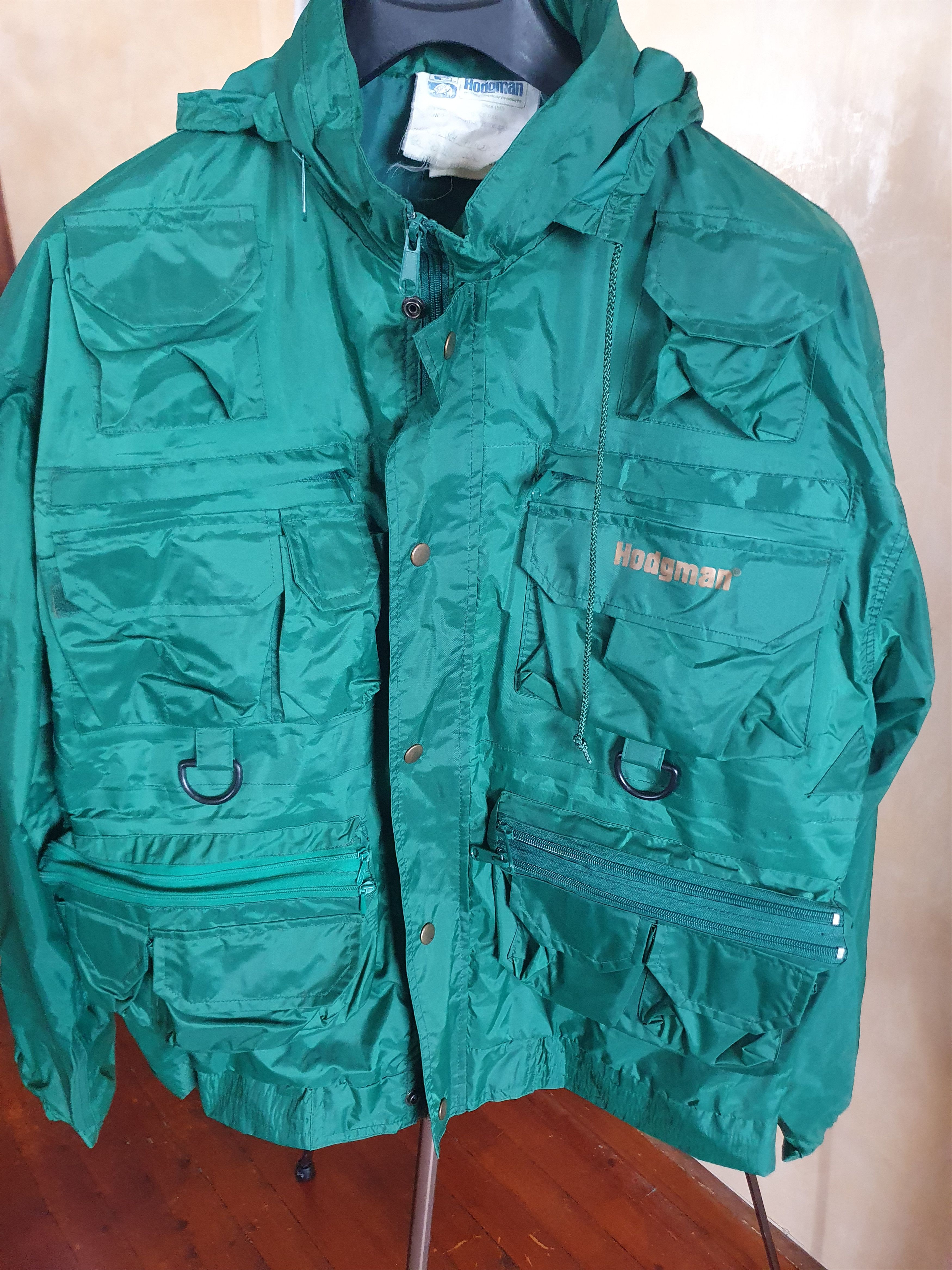 Vintage Hodgman Vintage Outdoor Utility Fisherman Hunter Jacket Size US L / EU 52-54 / 3 - 6 Thumbnail