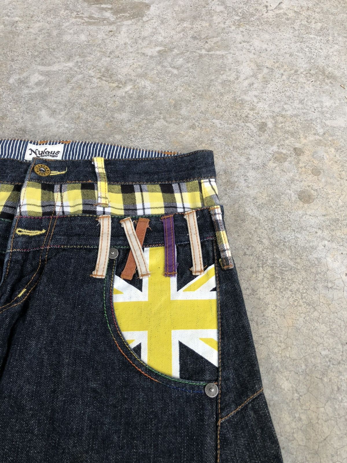 Hysteric Glamour Nylaus Double Waist Distressed Jeans Size US 32 / EU 48 - 16 Thumbnail
