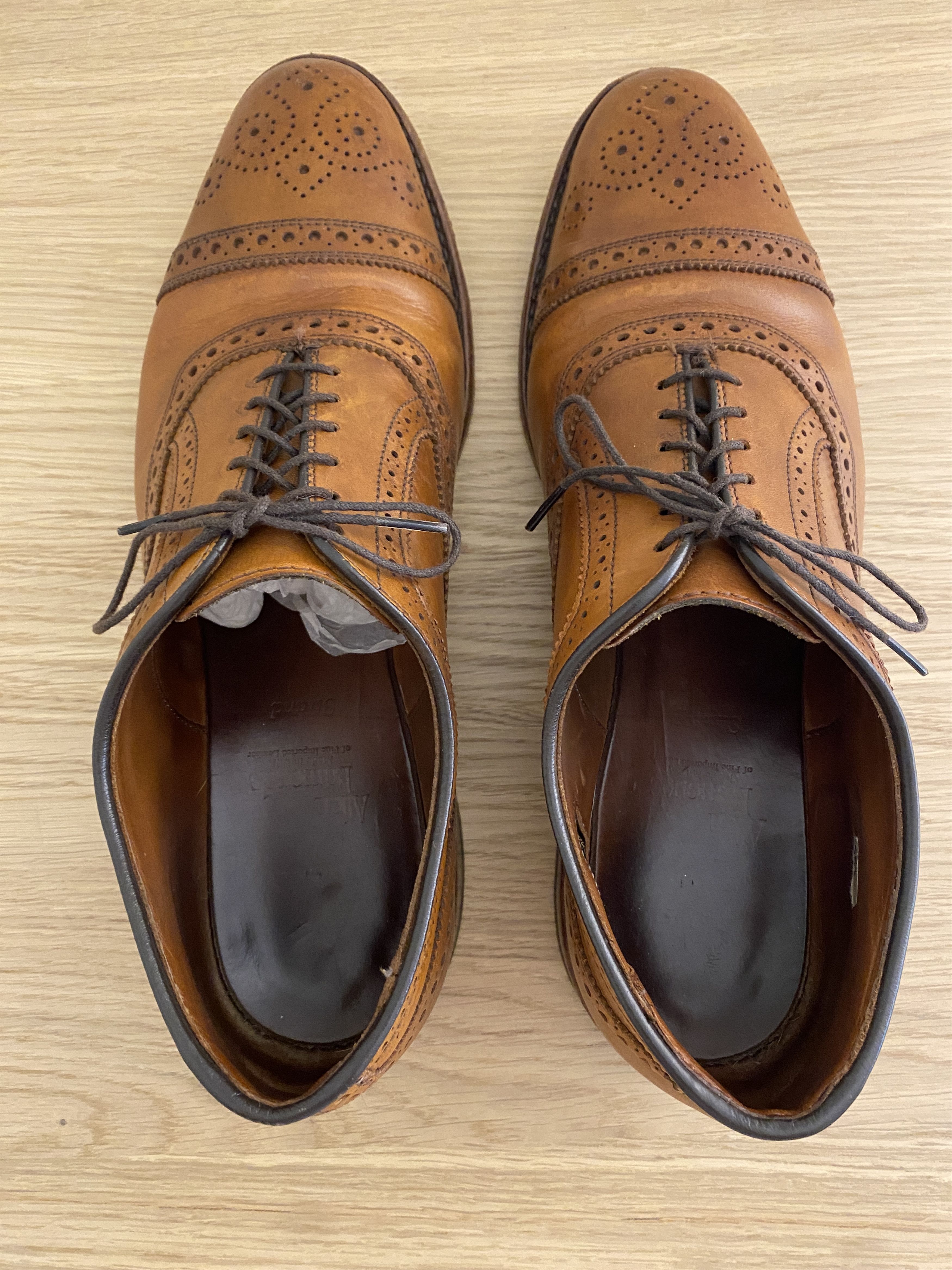 Allen Edmonds Strand Cap-toe Oxford Dress Shoe Size US 9.5 / EU 42-43 - 6 Thumbnail