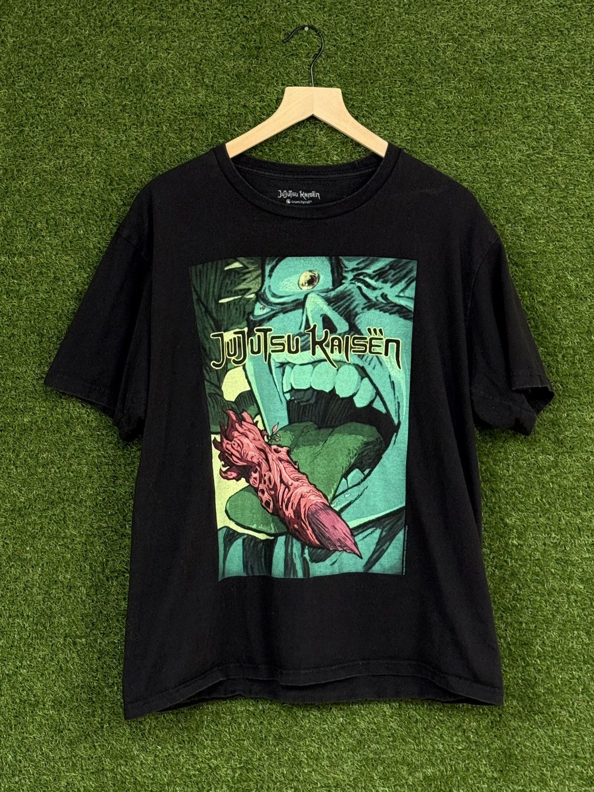 Other Jujutsu Kaisen Black Anime Manga Graphic Tounge Tee Size US L / EU 52-54 / 3 - 1 Thumbnail