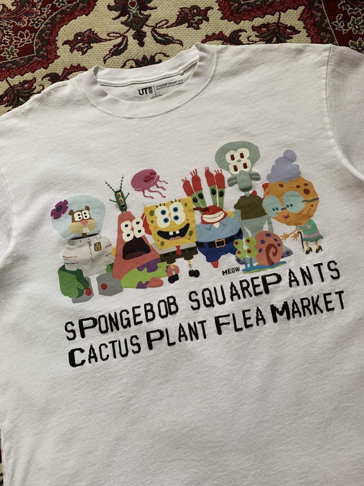 Cactus Plant Flea Market Cactus Plant Flea Market X Spongebob Squarepants Tshirt Size US M / EU 48-50 / 2 - 3 Thumbnail