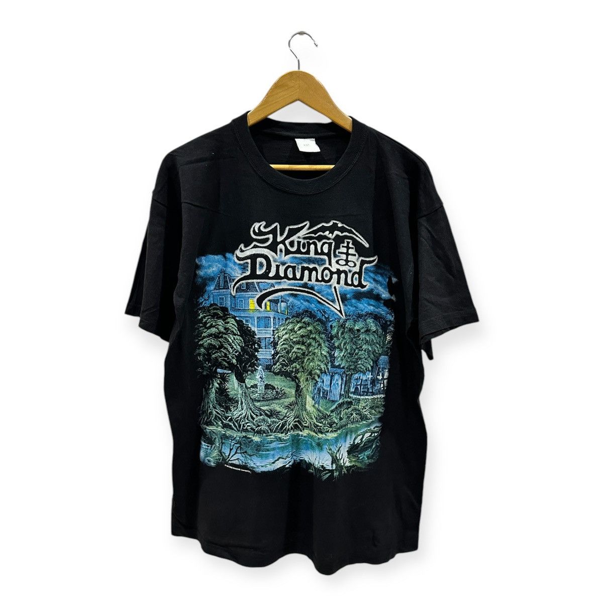 Band Tees × Vintage vintage 1998 KING DAIMOND voodoo album promo t-shirts Size US XXL / EU 58 / 5 - 1 Thumbnail