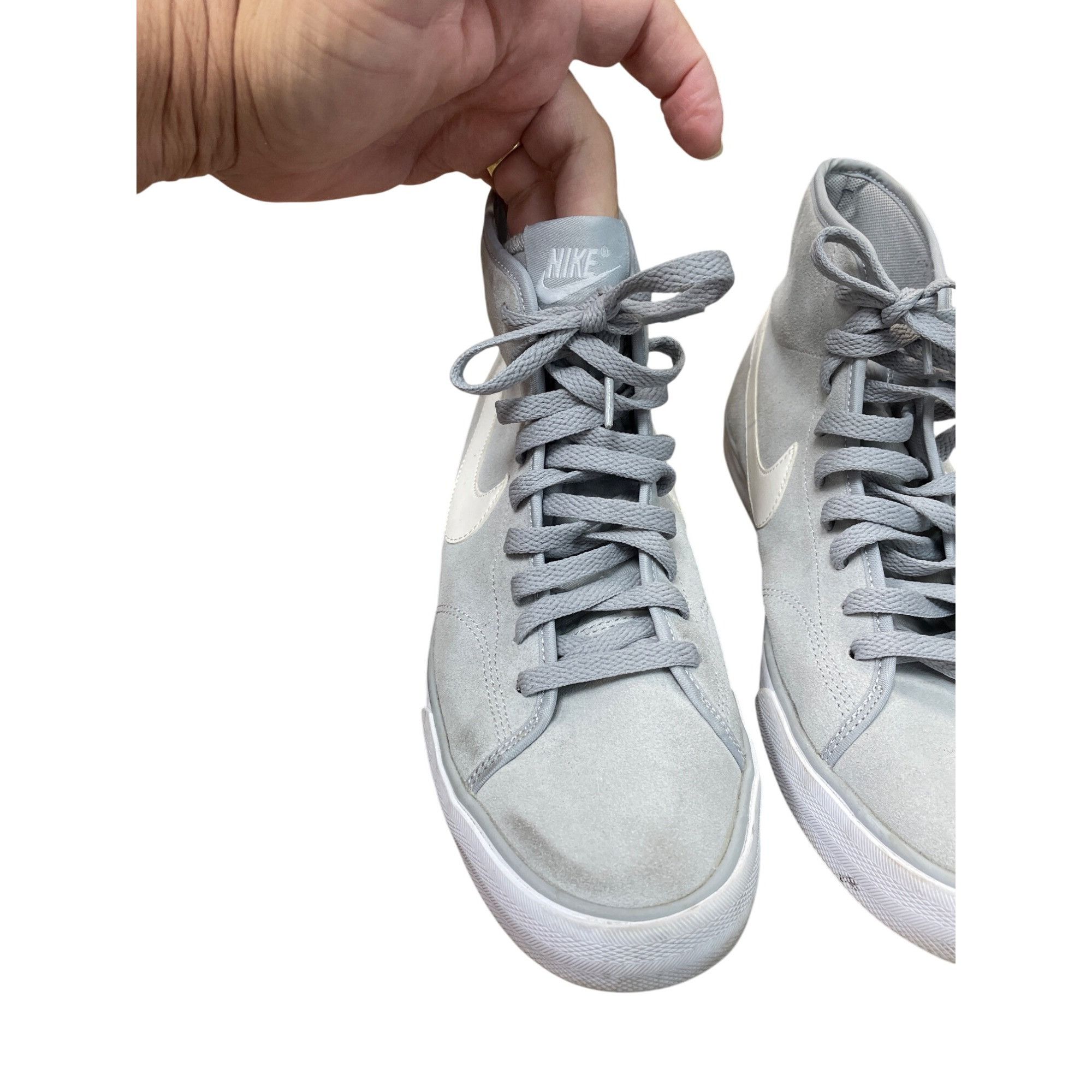 Nike Nike Primo Court Mid Suede Top gray white Sneakers Size 10 S Size US 10 / EU 43 - 7 Thumbnail